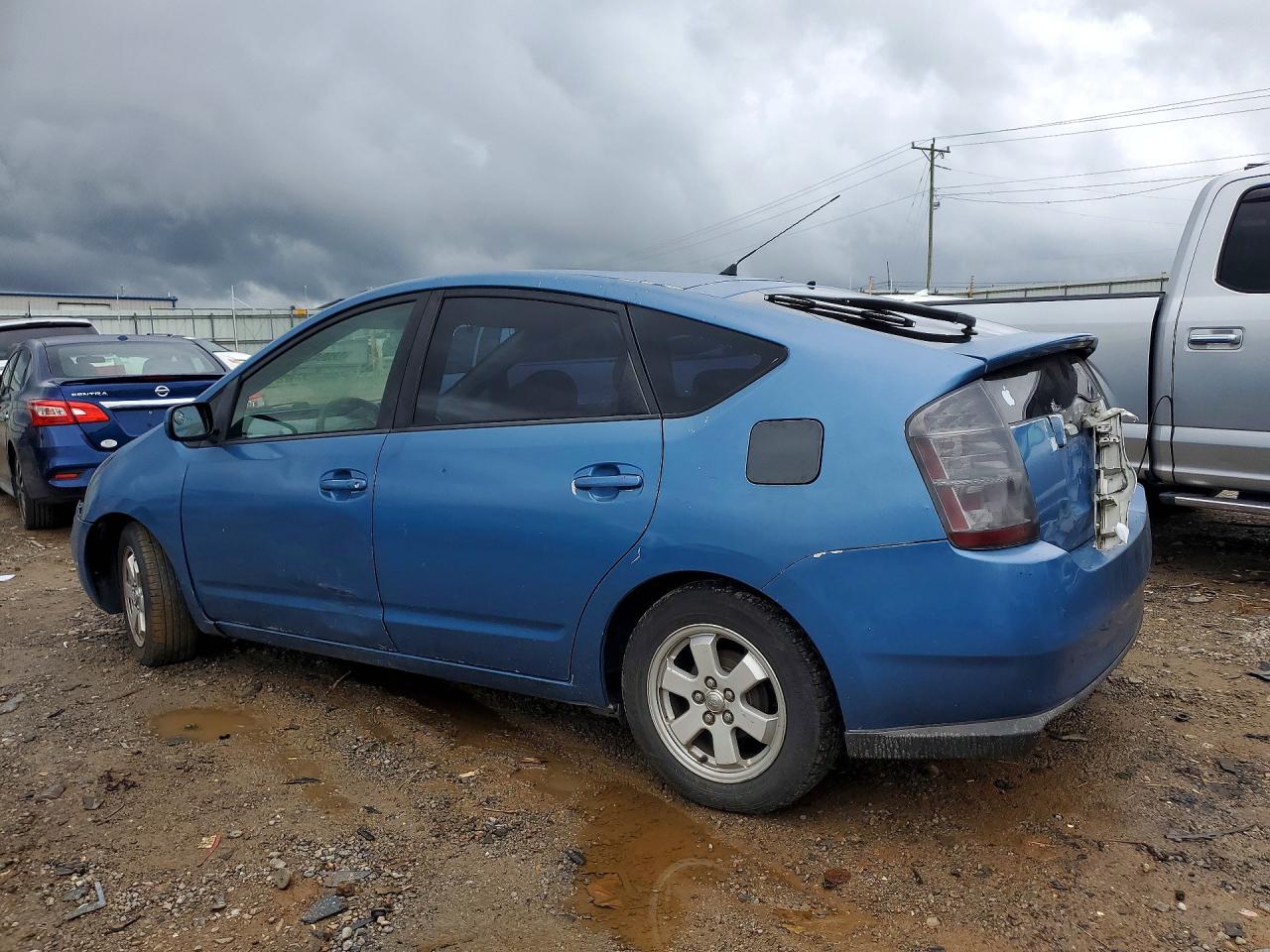2008 Toyota Prius Base Blue vin: JTDKB20U487734855
