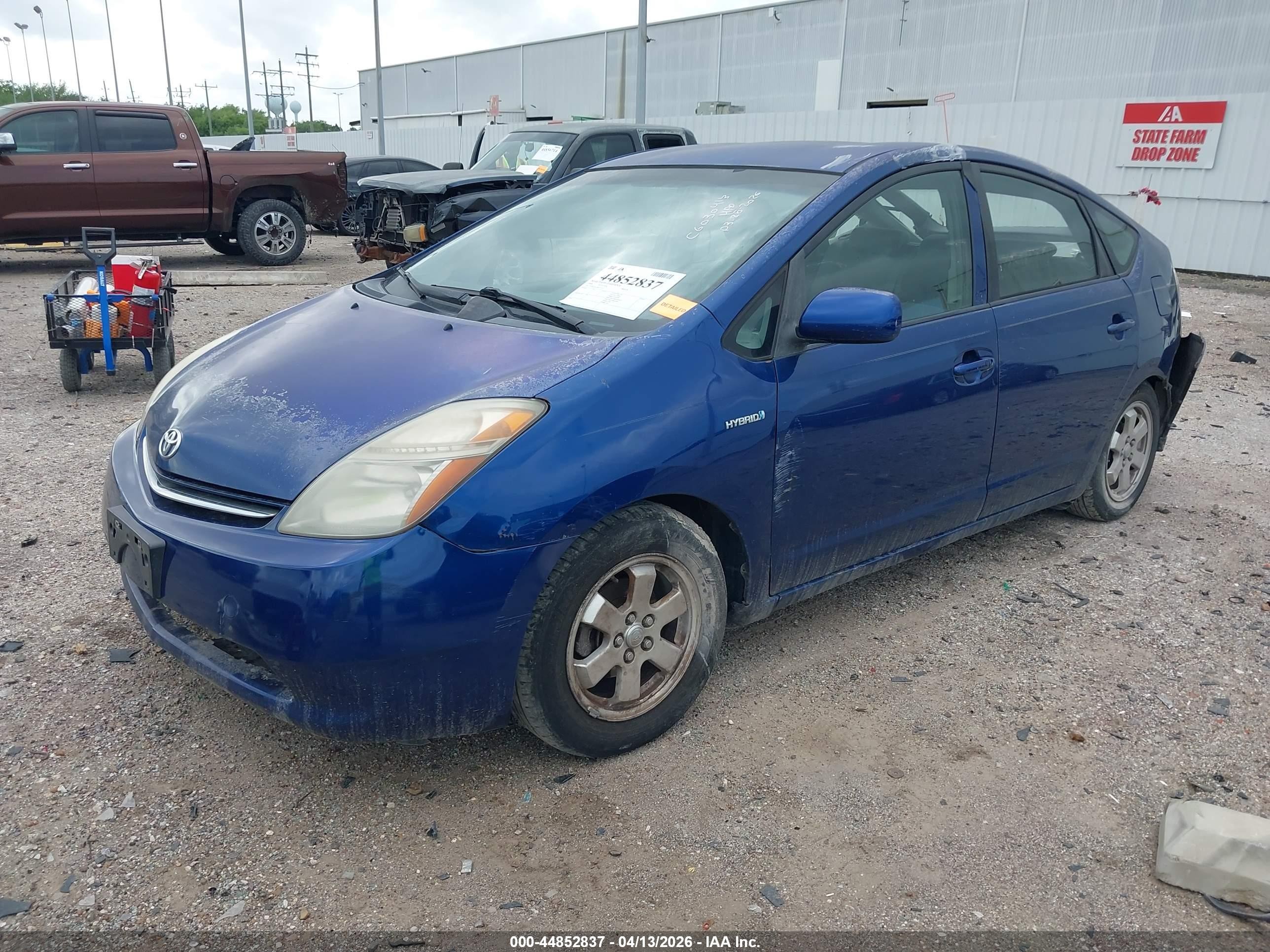 2008 Toyota Prius   Blue vin: JTDKB20U487737237