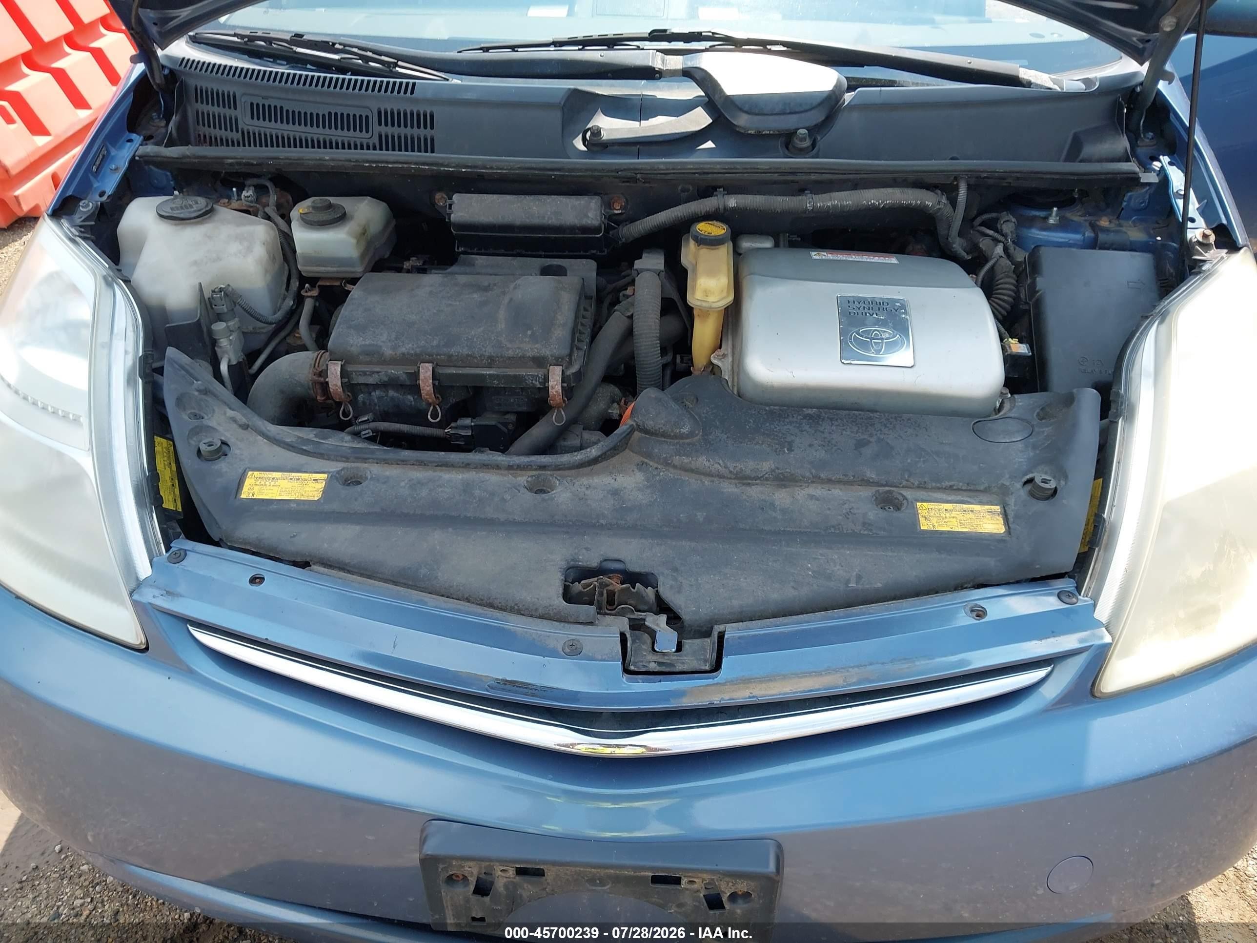 2008 Toyota Prius   Blue vin: JTDKB20U487747251
