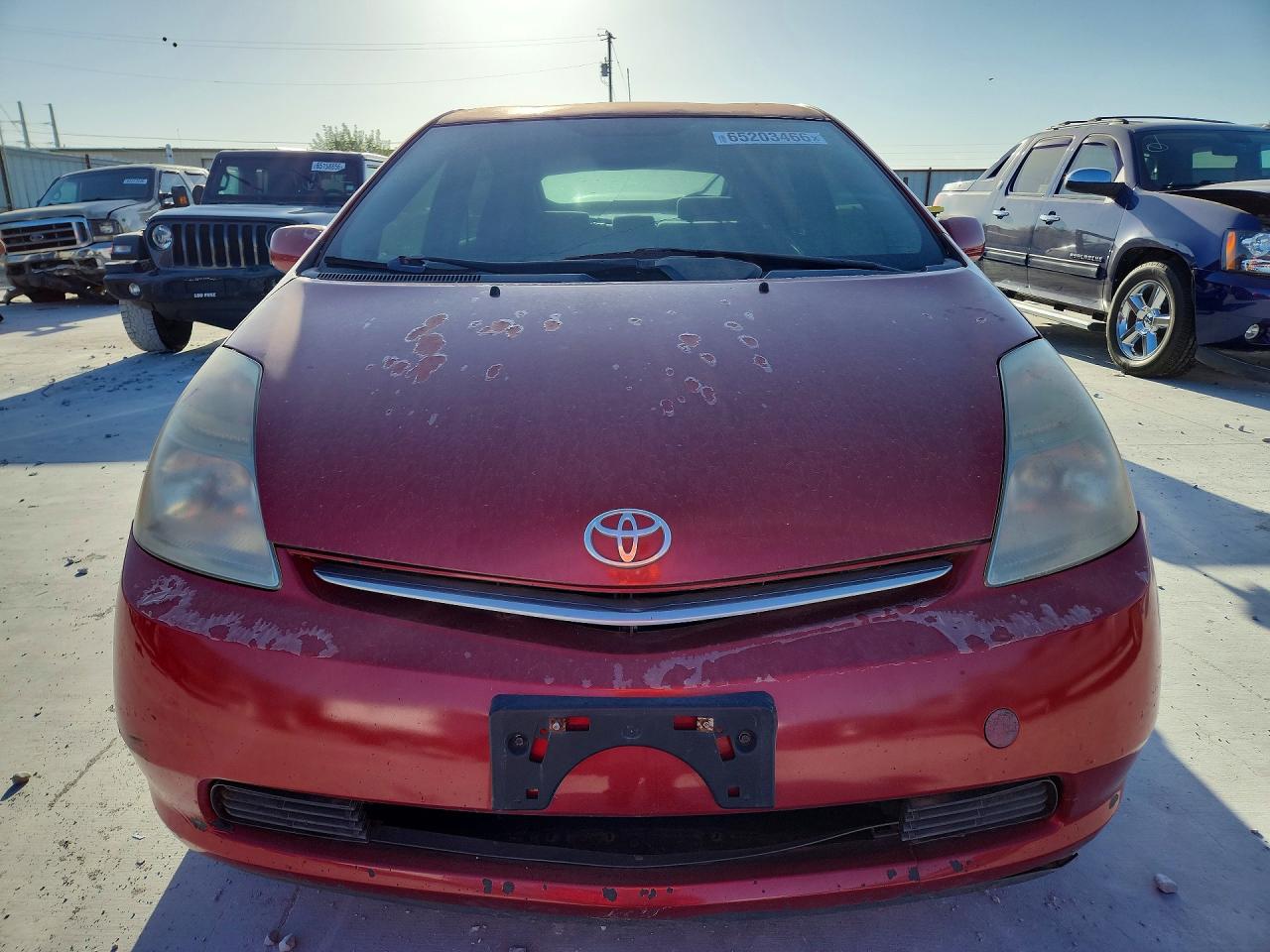 2008 Toyota Prius Base Red vin: JTDKB20U487748688