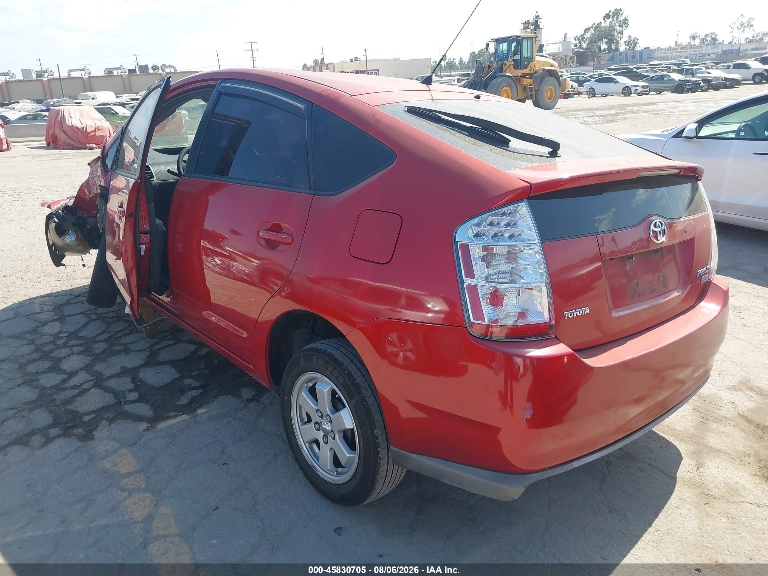2008 Toyota Prius   Red vin: JTDKB20U487757715