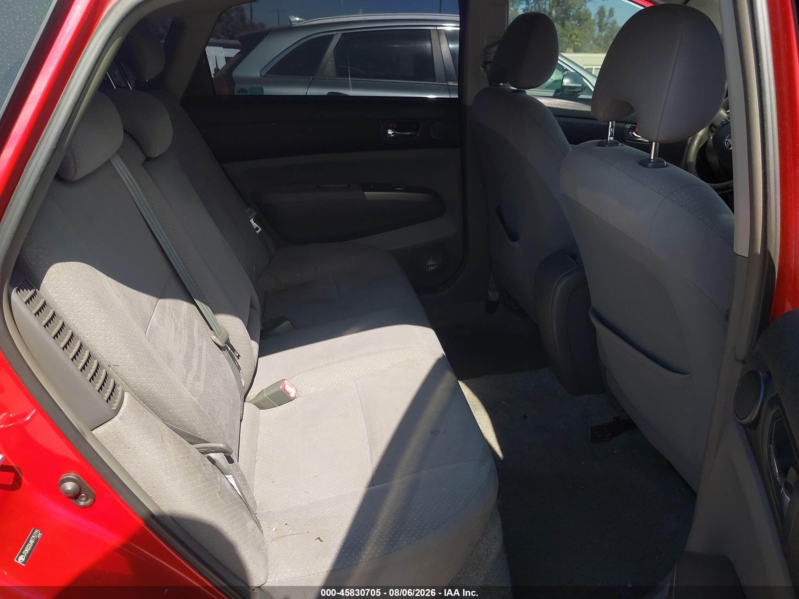2008 Toyota Prius   Red vin: JTDKB20U487757715