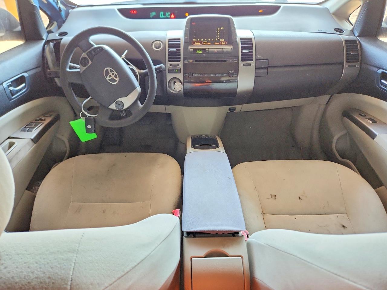 2008 Toyota Prius Base White vin: JTDKB20U487765040