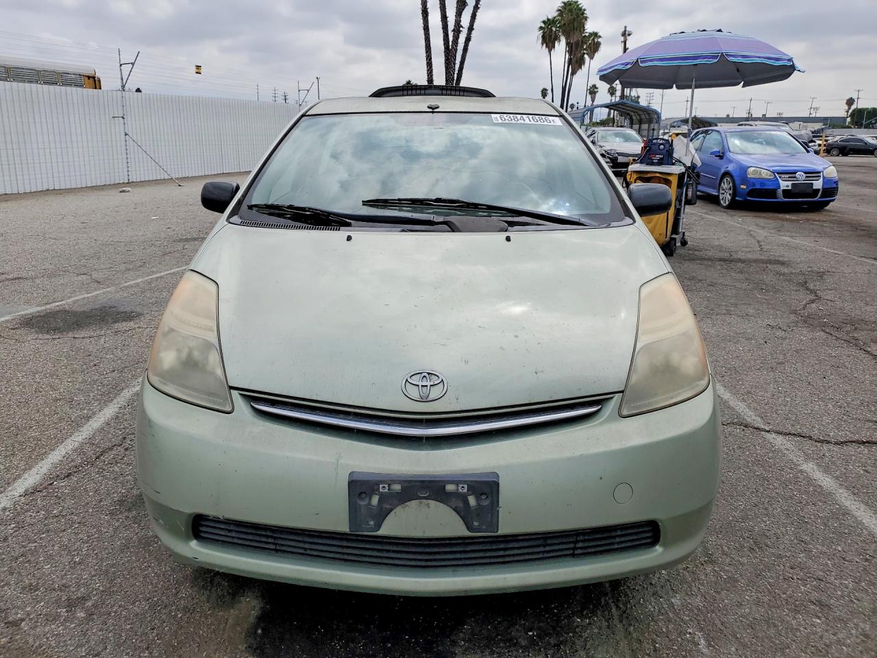 2008 Toyota Prius Base Green vin: JTDKB20U487765149