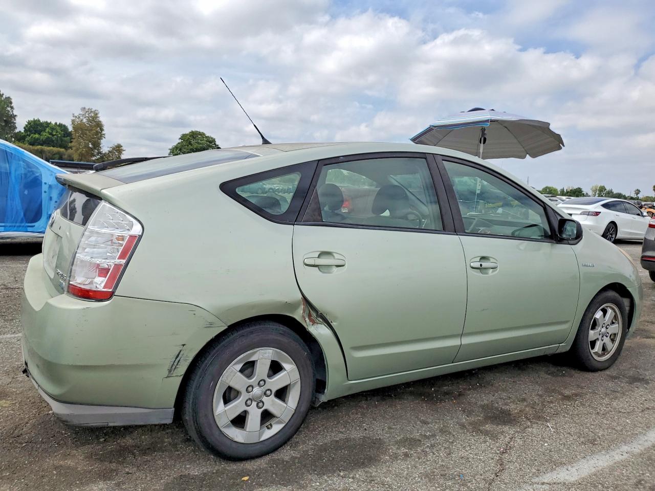 2008 Toyota Prius Base Green vin: JTDKB20U487765149