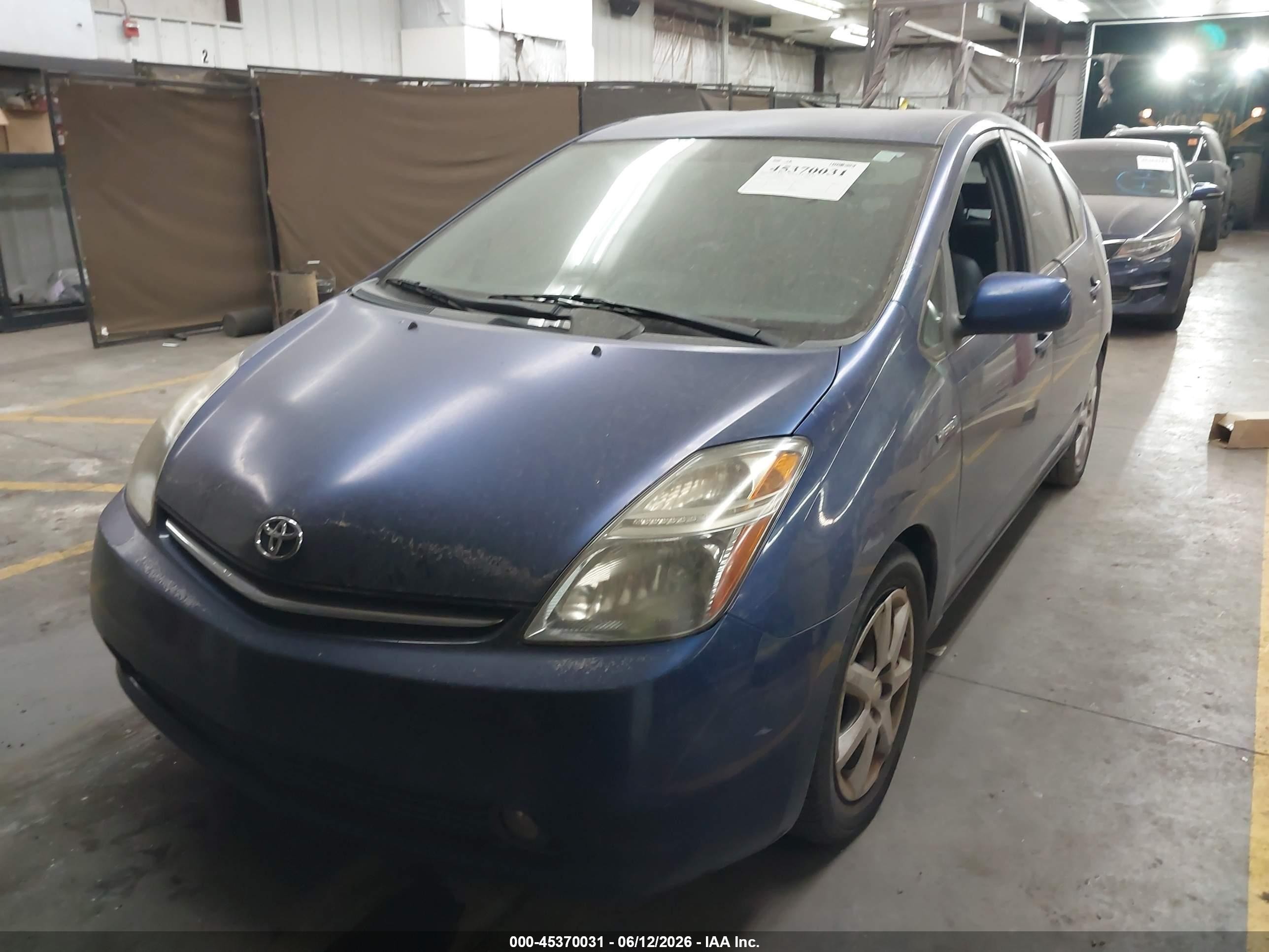 2008 Toyota Prius Touring Blue vin: JTDKB20U487809909