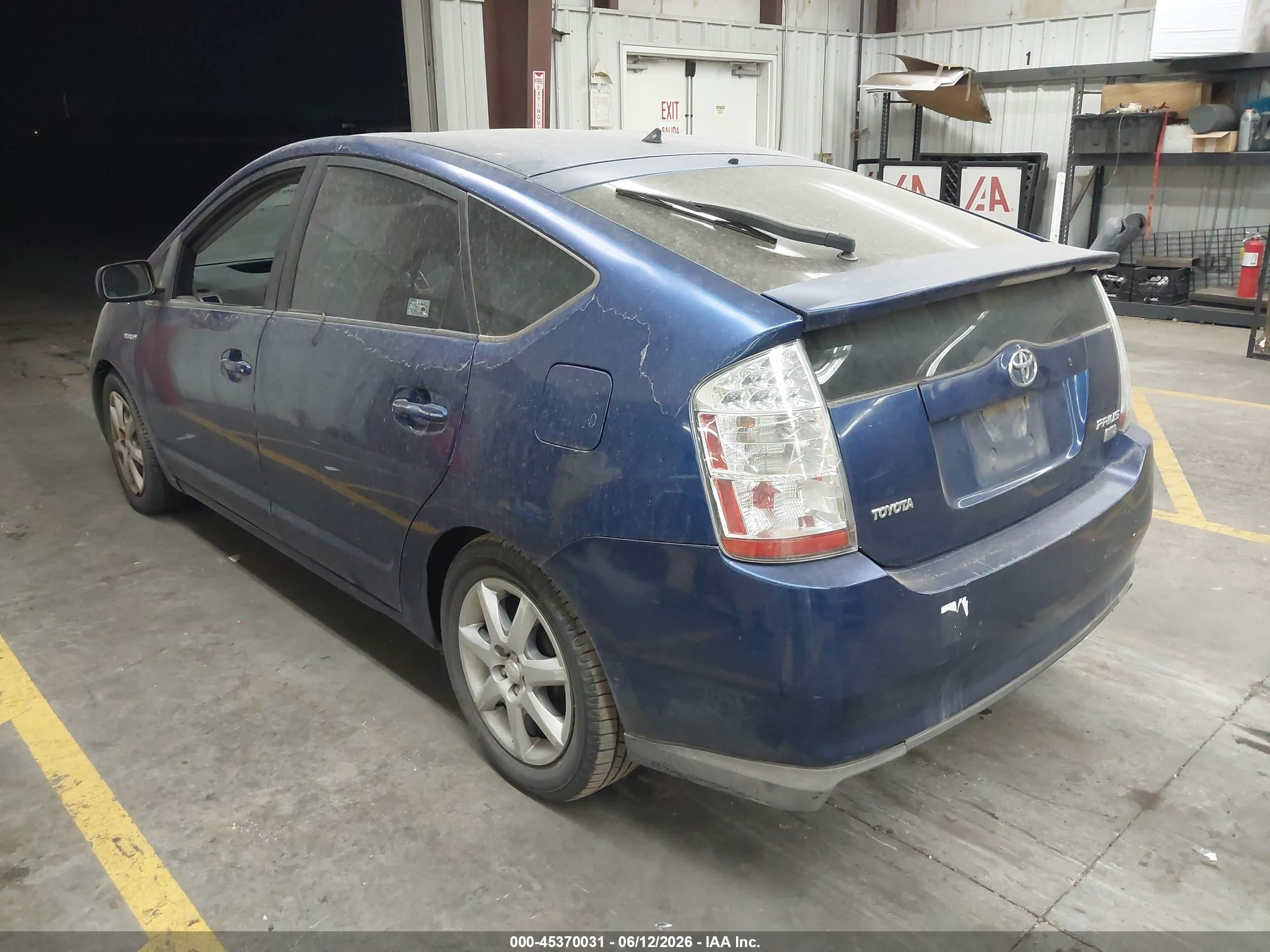 2008 Toyota Prius Touring Blue vin: JTDKB20U487809909