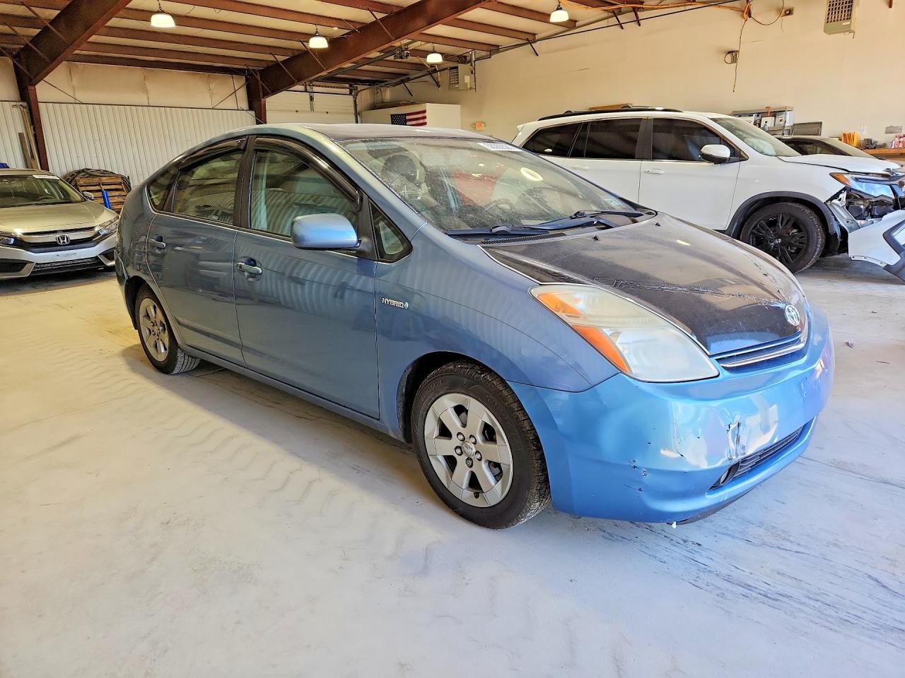 2008 Toyota Prius Base Blue vin: JTDKB20U487812082