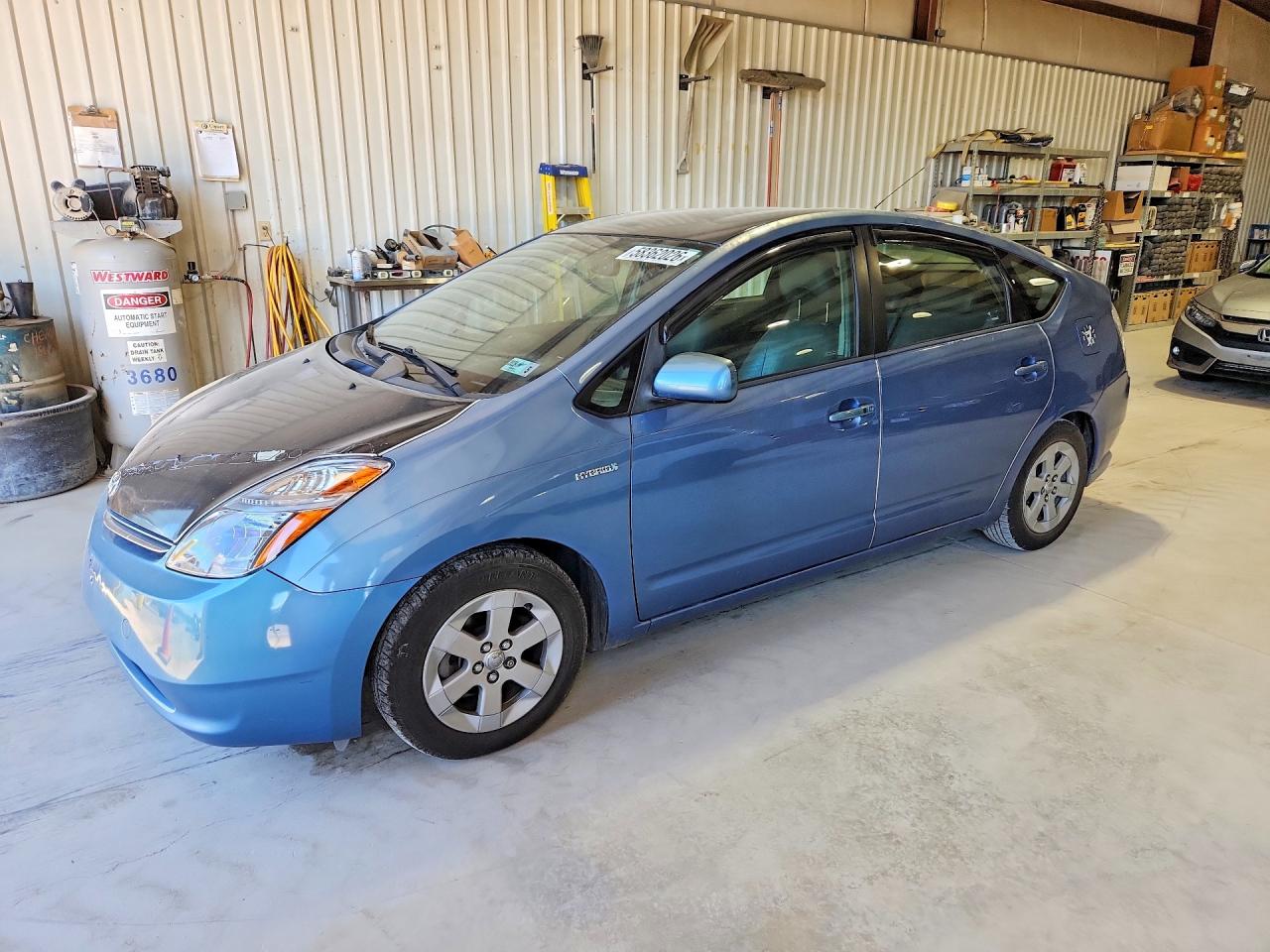 2008 Toyota Prius Base Blue vin: JTDKB20U487812082