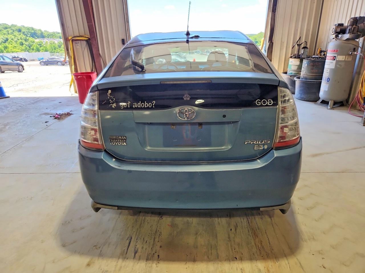 2008 Toyota Prius Base Blue vin: JTDKB20U487812082