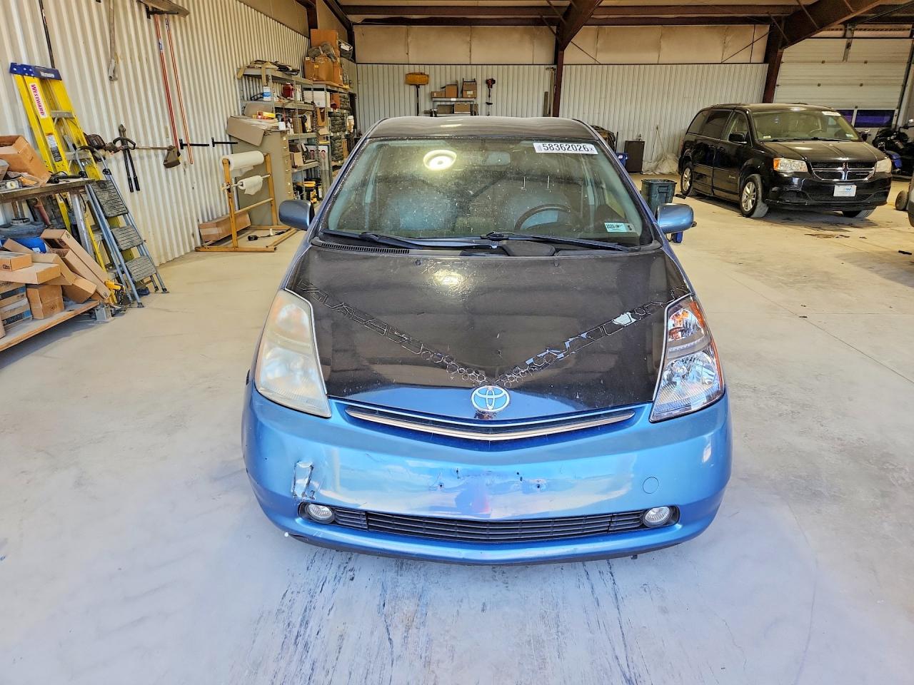 2008 Toyota Prius Base Blue vin: JTDKB20U487812082