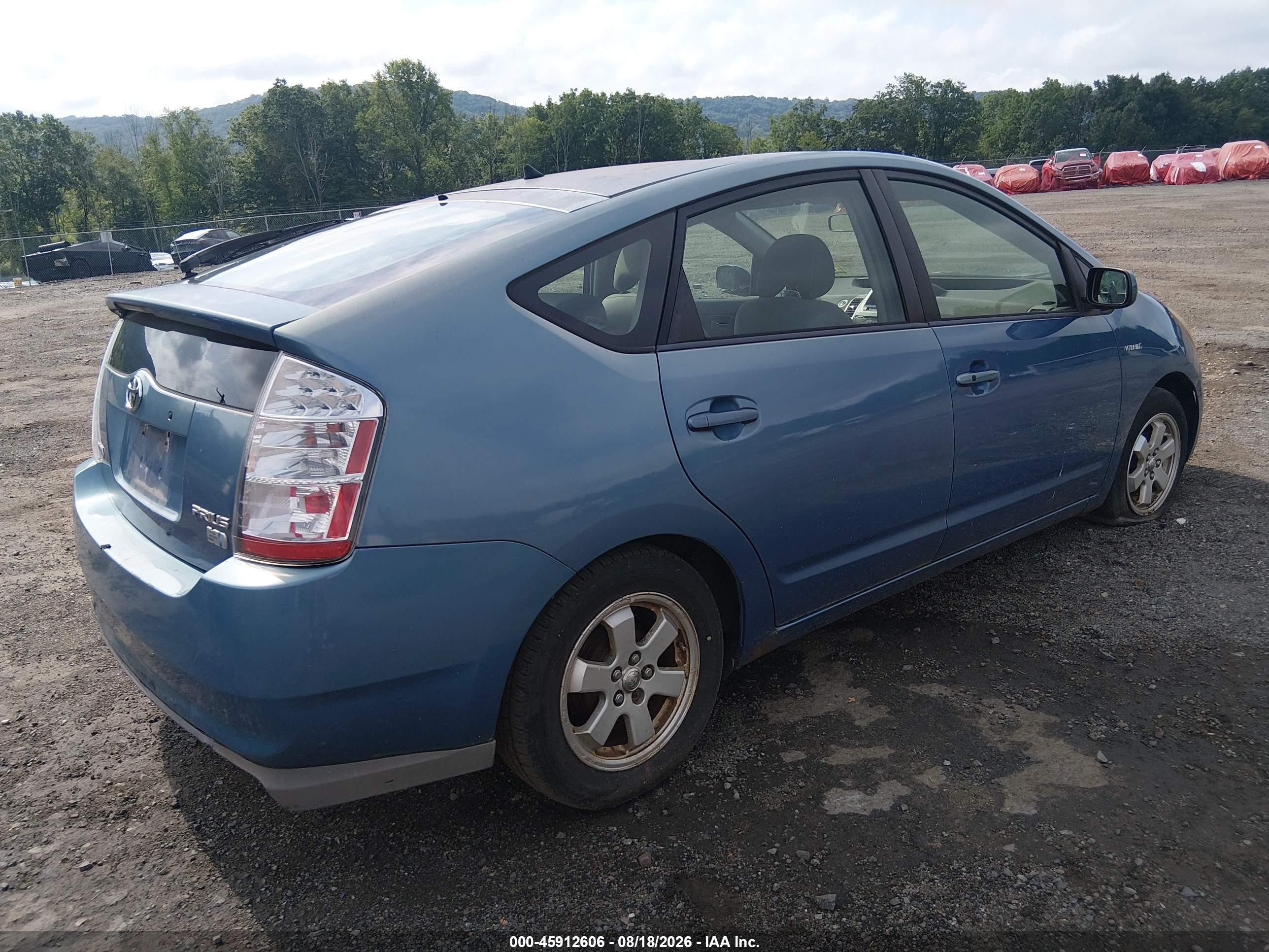 2008 Toyota Prius   Blue vin: JTDKB20U487817217