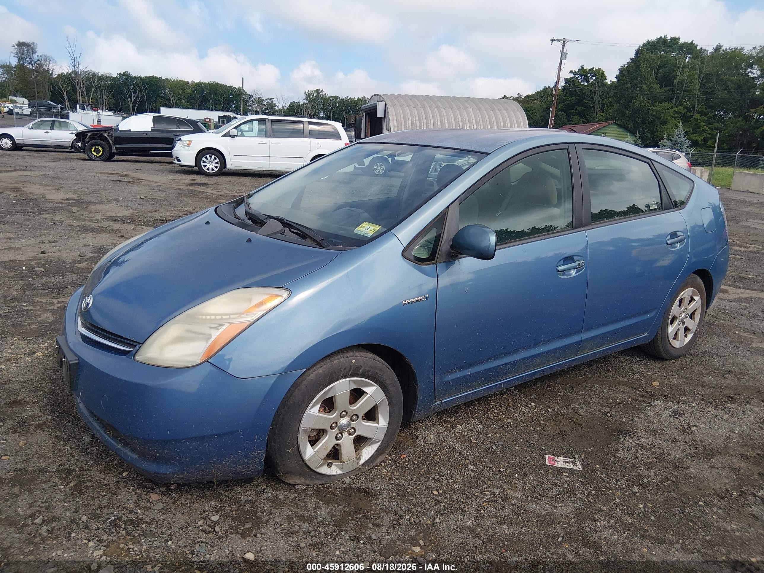 2008 Toyota Prius   Blue vin: JTDKB20U487817217