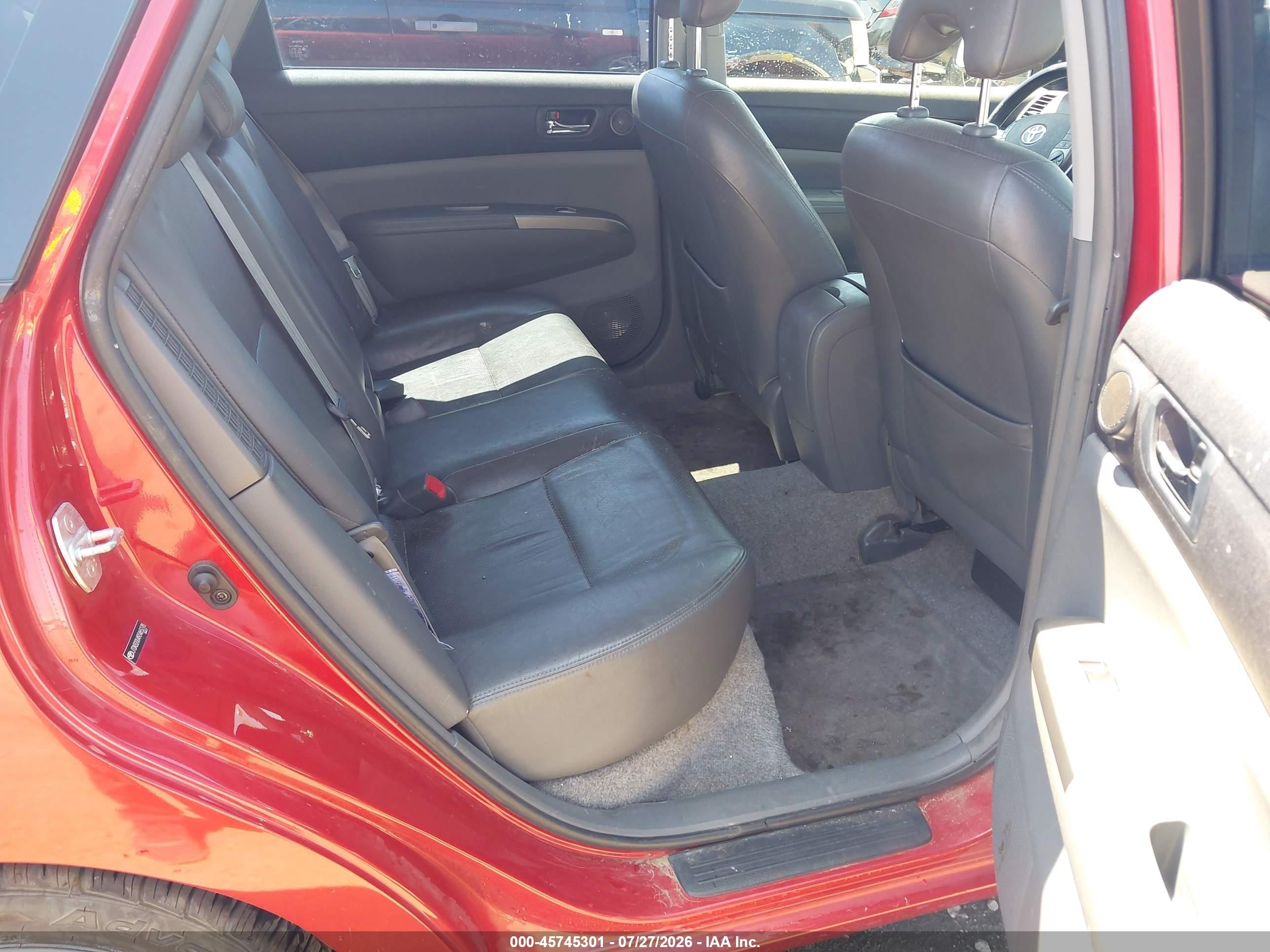 2009 Toyota Prius Touring Red vin: JTDKB20U493465278