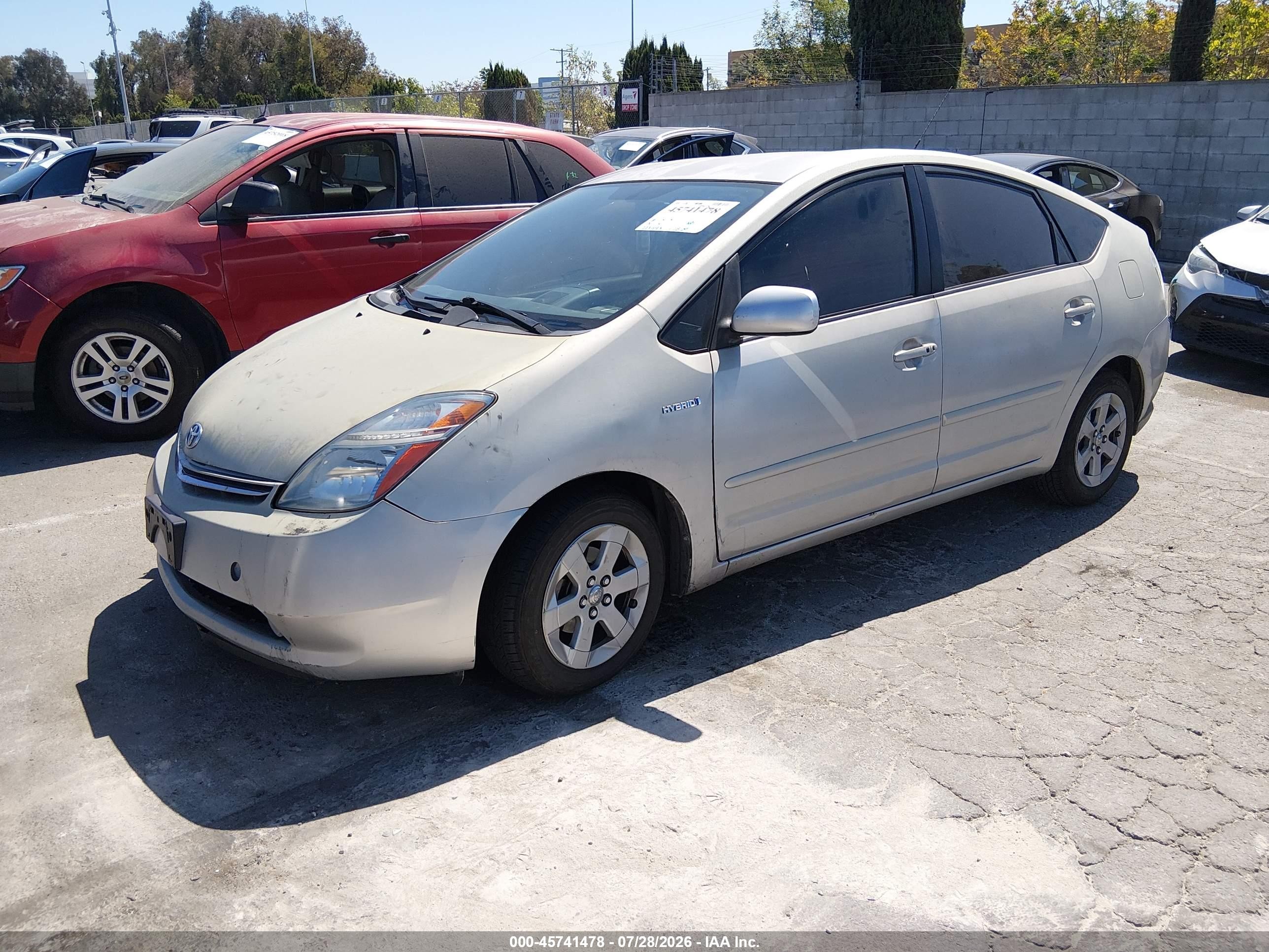 2009 Toyota Prius   Gray vin: JTDKB20U493468164