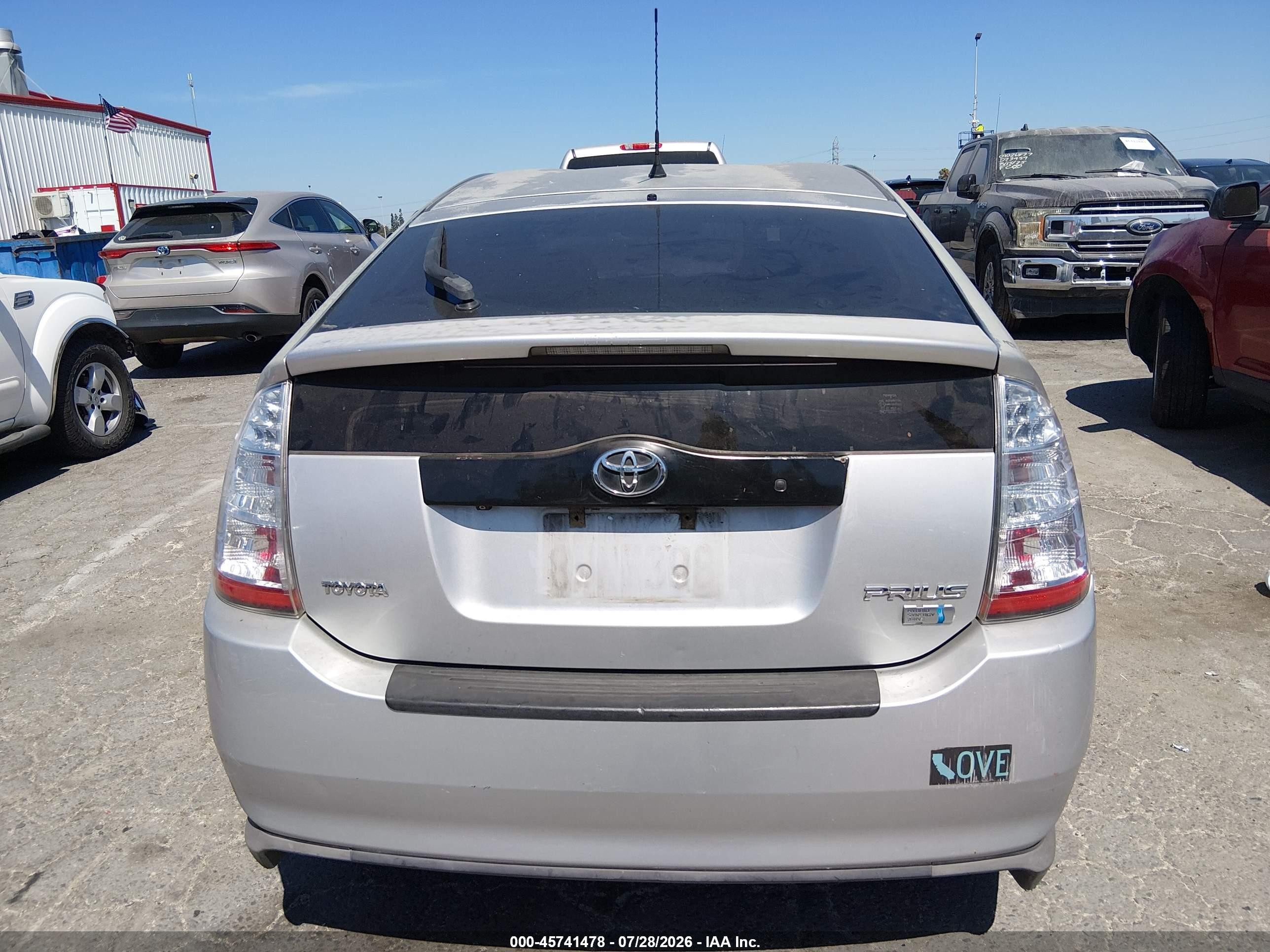 2009 Toyota Prius   Gray vin: JTDKB20U493468164