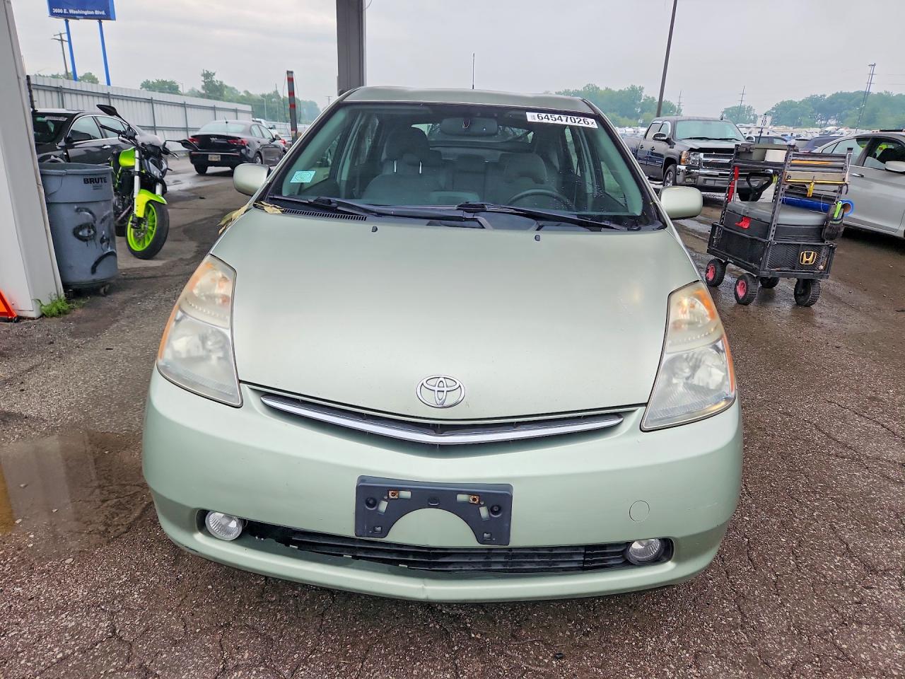 2009 Toyota Prius Base Green vin: JTDKB20U493484753