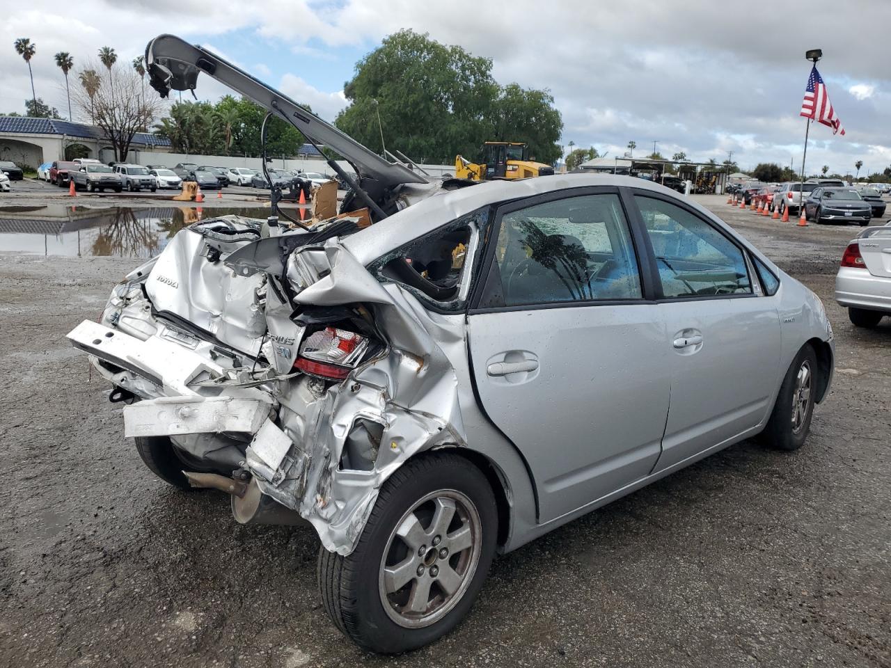 2009 Toyota Prius Silver vin: JTDKB20U493489662