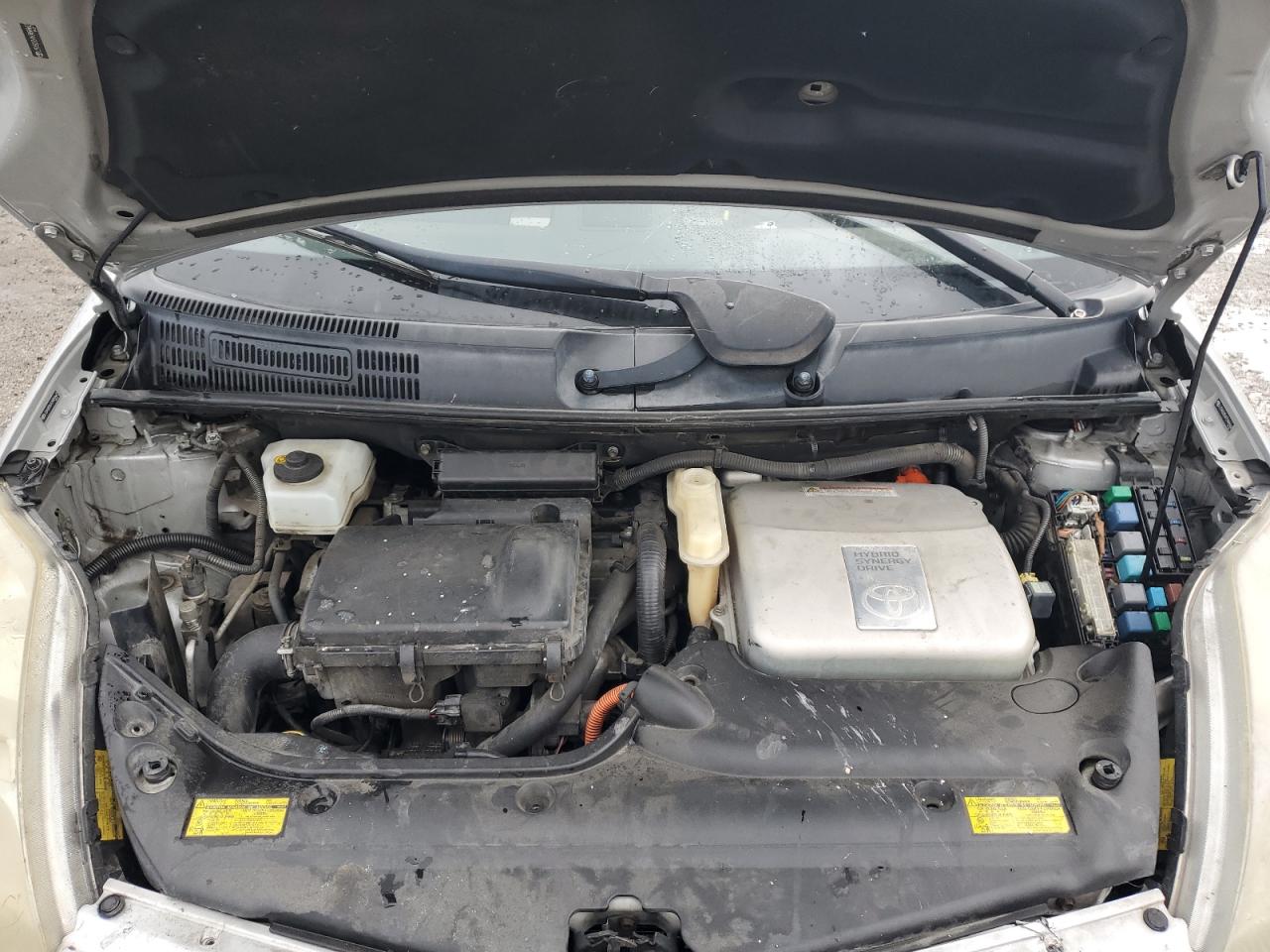 2009 Toyota Prius Silver vin: JTDKB20U493489662