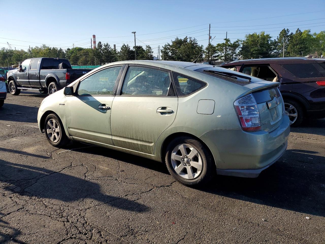 2009 Toyota Prius Base Зеленый vin: JTDKB20U493522868