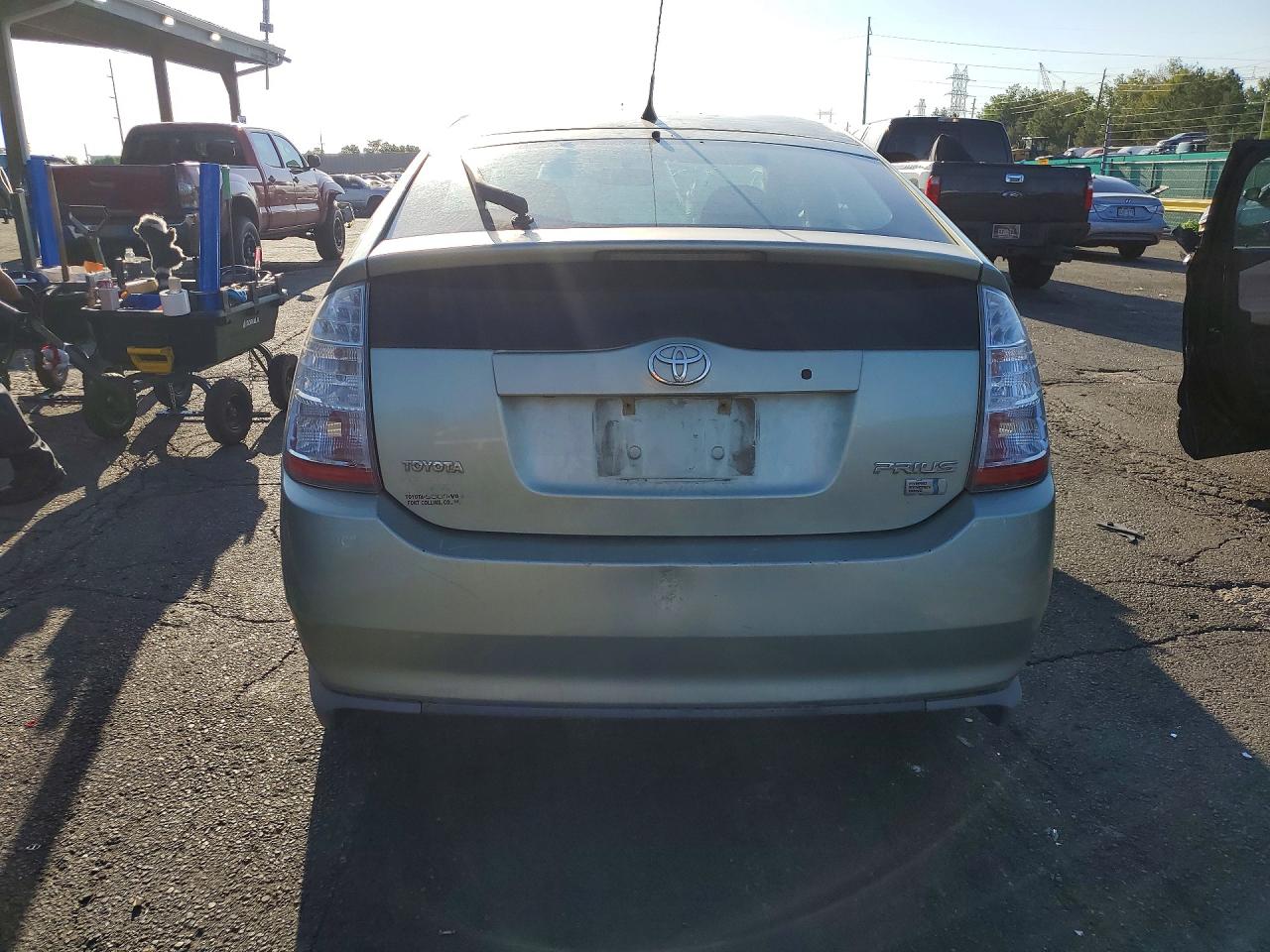 2009 Toyota Prius Base Зеленый vin: JTDKB20U493522868