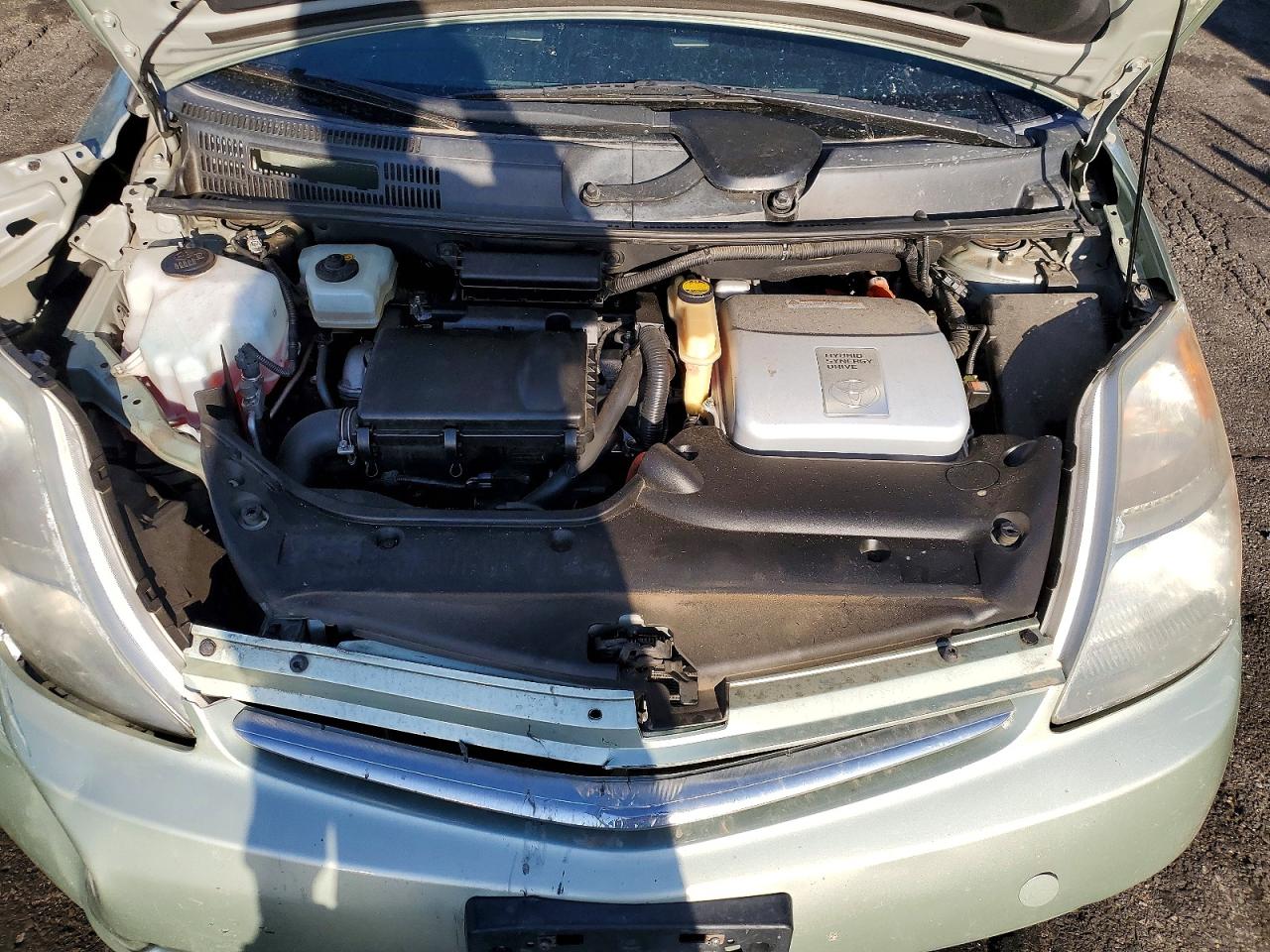 2009 Toyota Prius Base Зеленый vin: JTDKB20U493522868