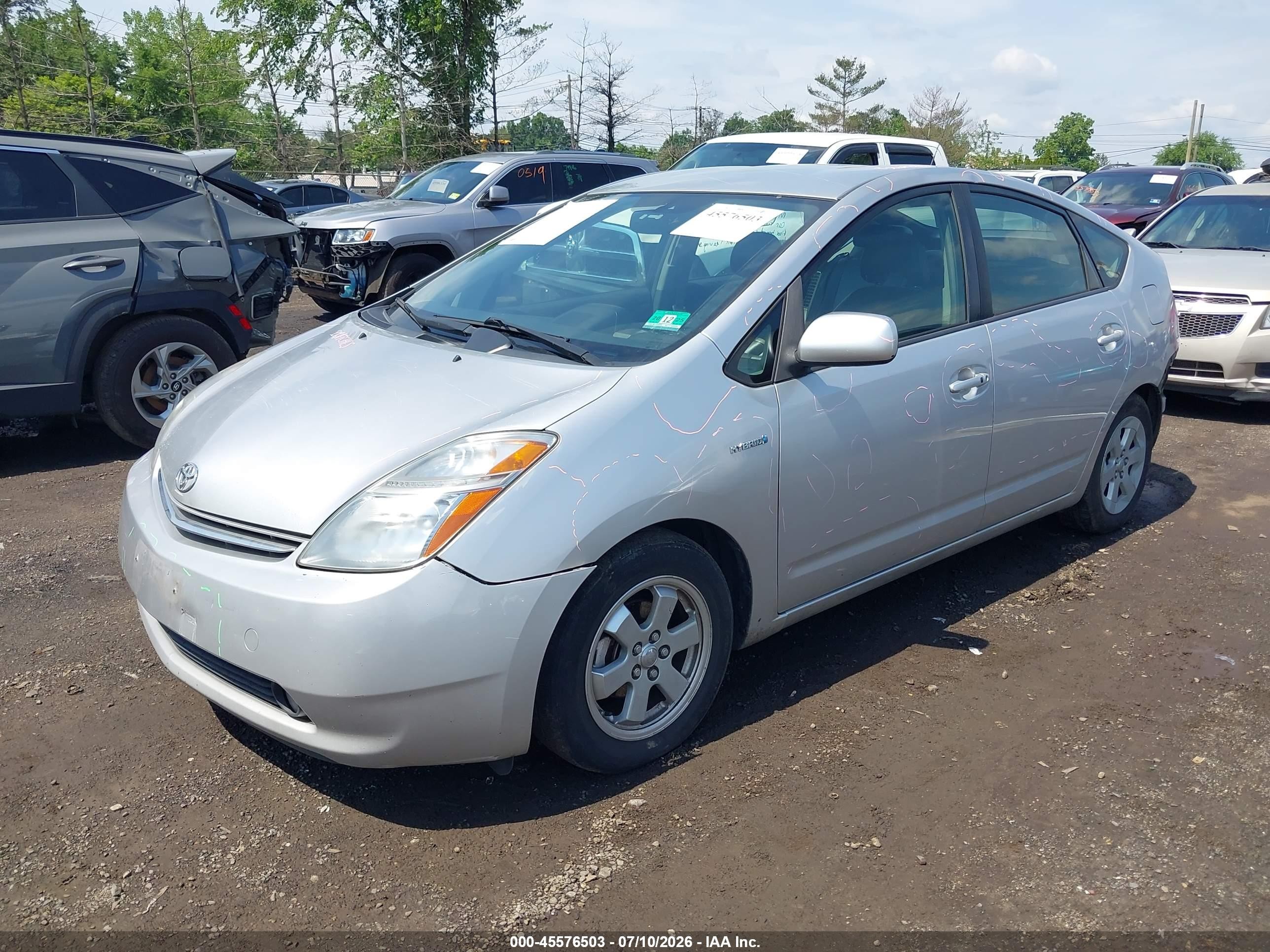 2009 Toyota Prius   Silver vin: JTDKB20U493525513