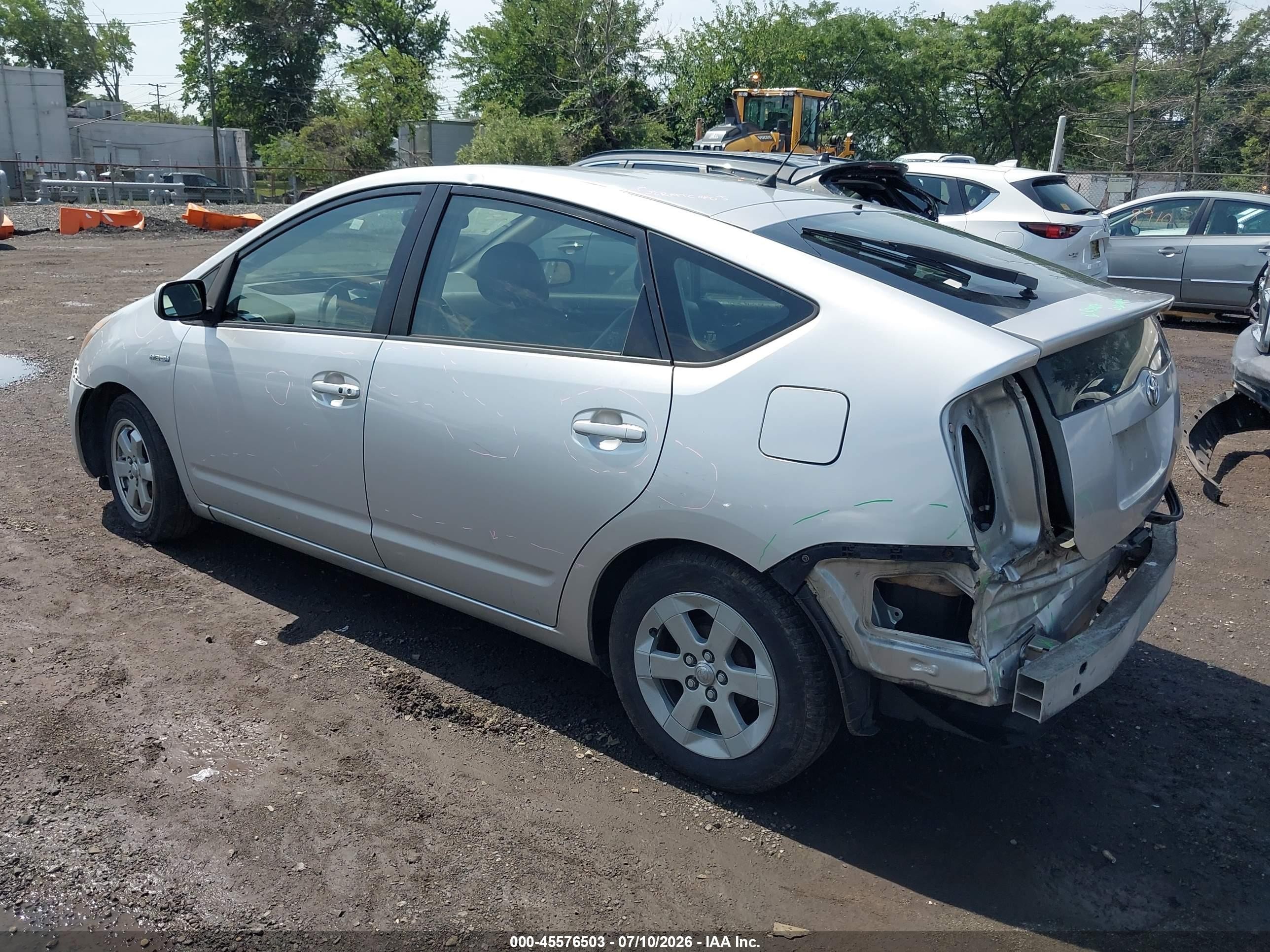 2009 Toyota Prius   Silver vin: JTDKB20U493525513