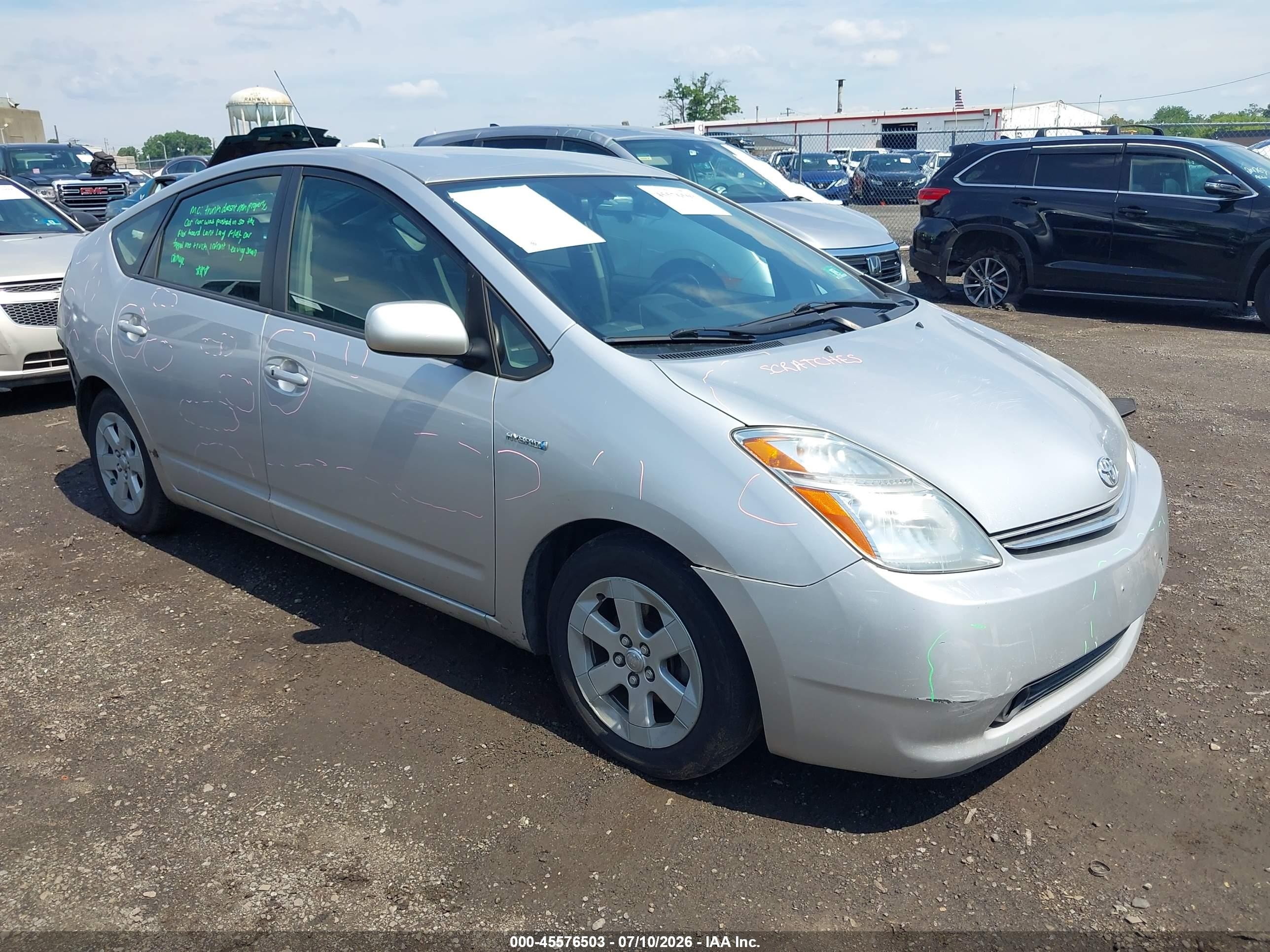 2009 Toyota Prius   Silver vin: JTDKB20U493525513