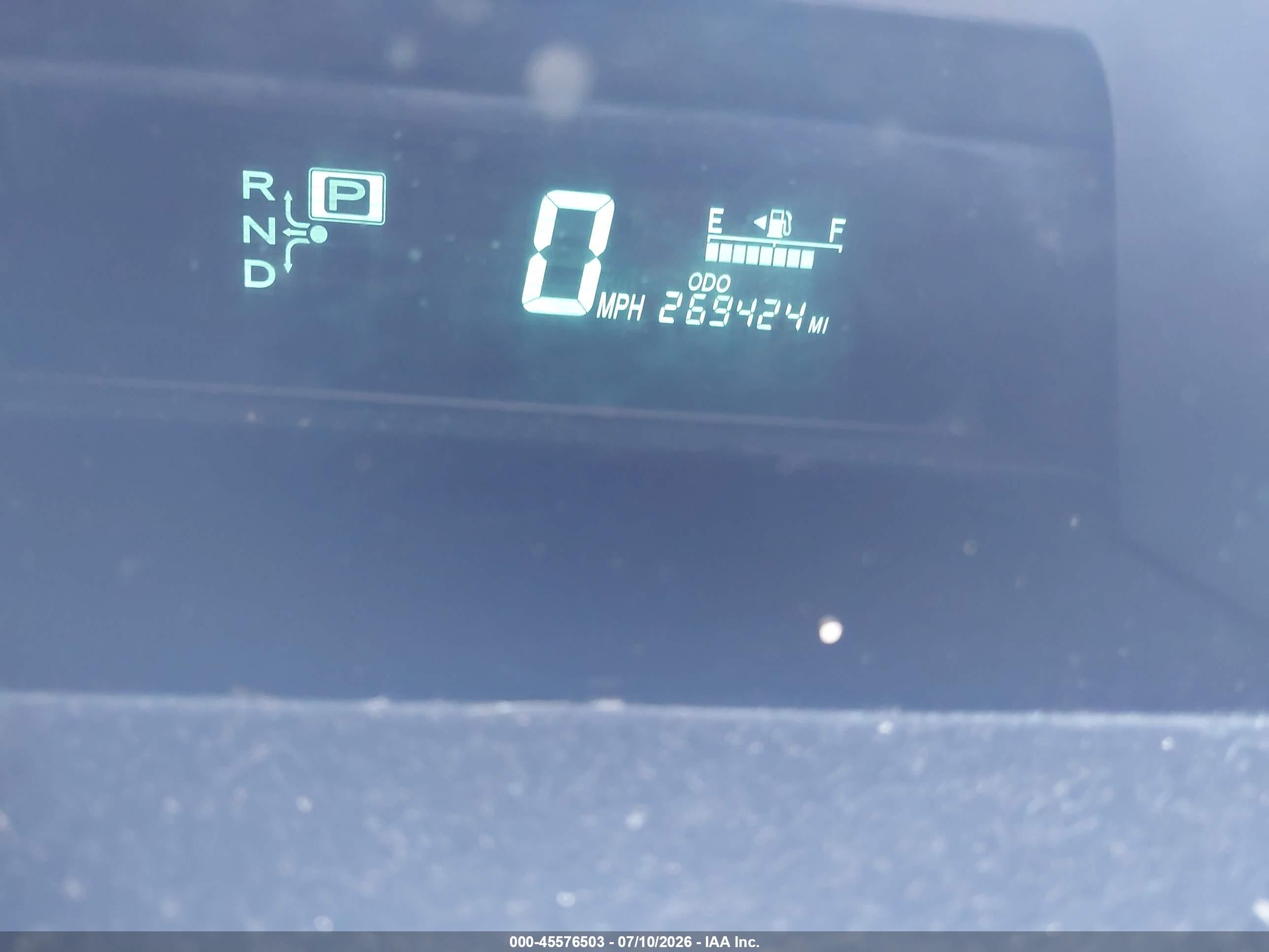 2009 Toyota Prius   Silver vin: JTDKB20U493525513