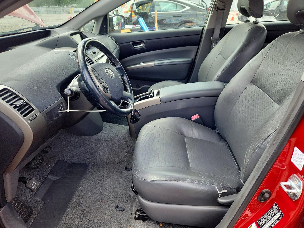 2009 Toyota Prius Base Red vin: JTDKB20U493533210