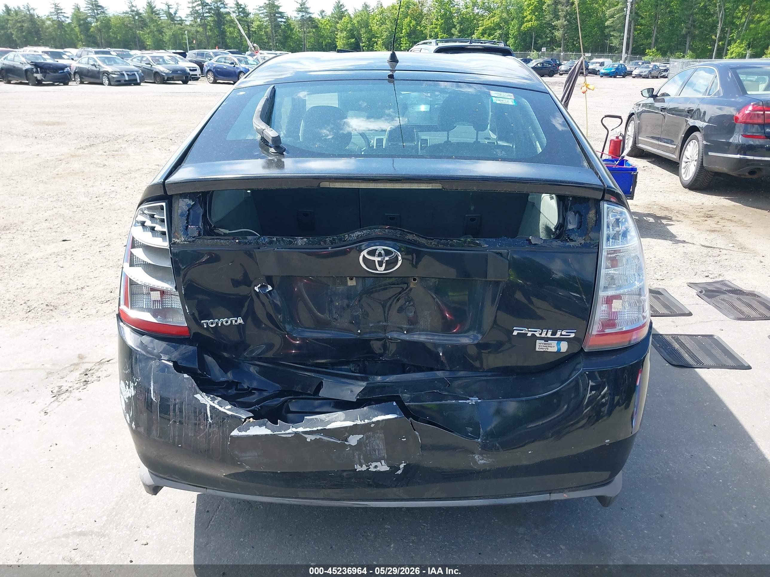 2009 Toyota Prius   Black vin: JTDKB20U493540609