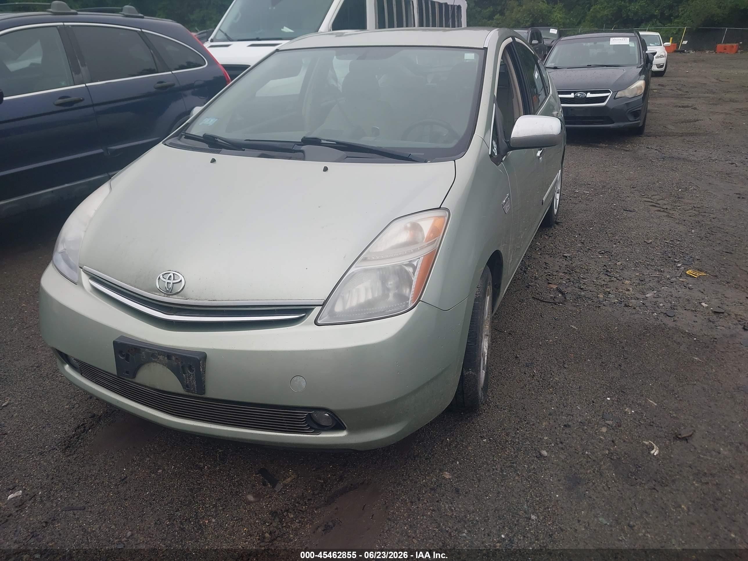 2009 Toyota Prius   Зеленый vin: JTDKB20U497827344