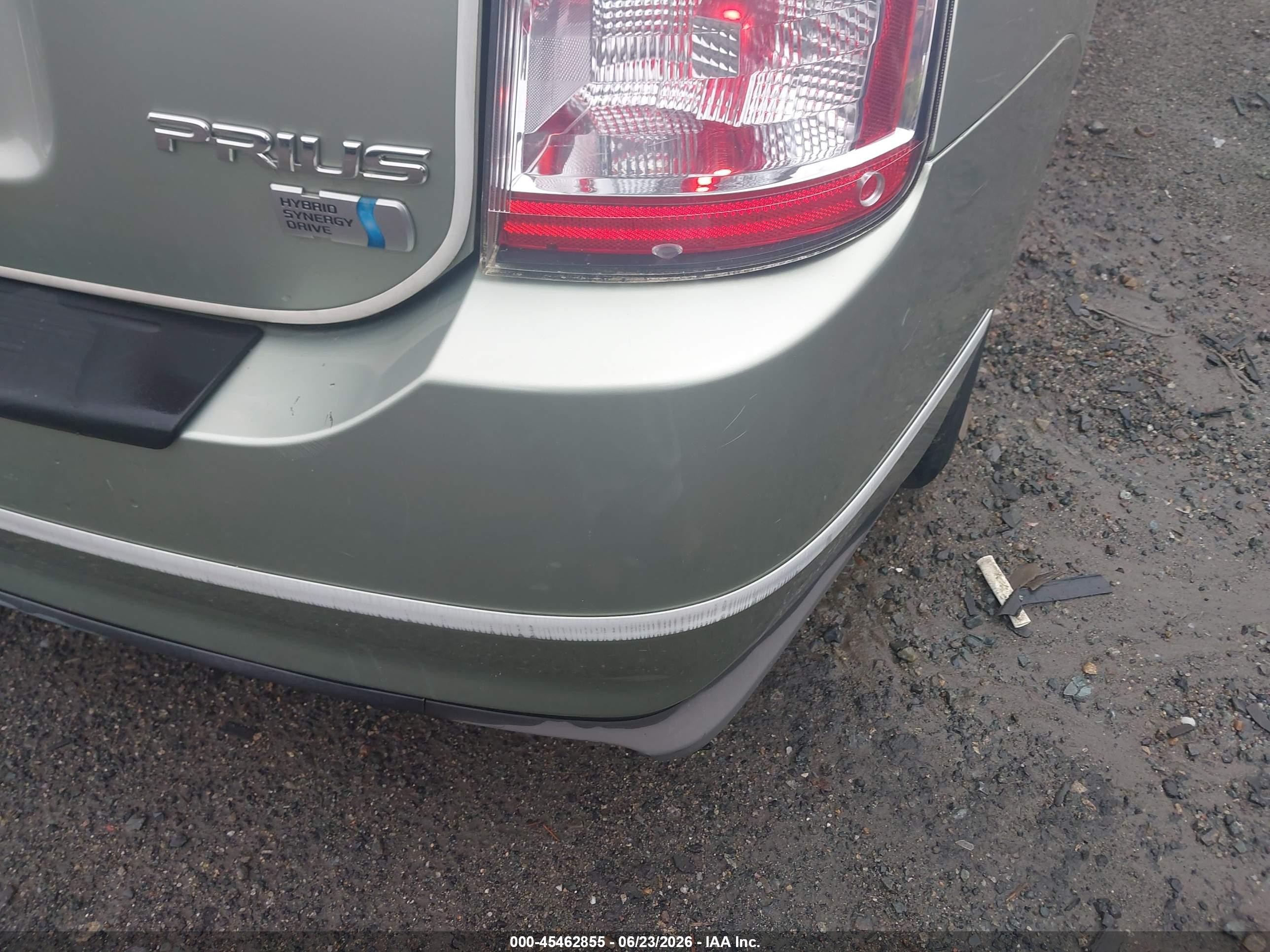 2009 Toyota Prius   Зеленый vin: JTDKB20U497827344