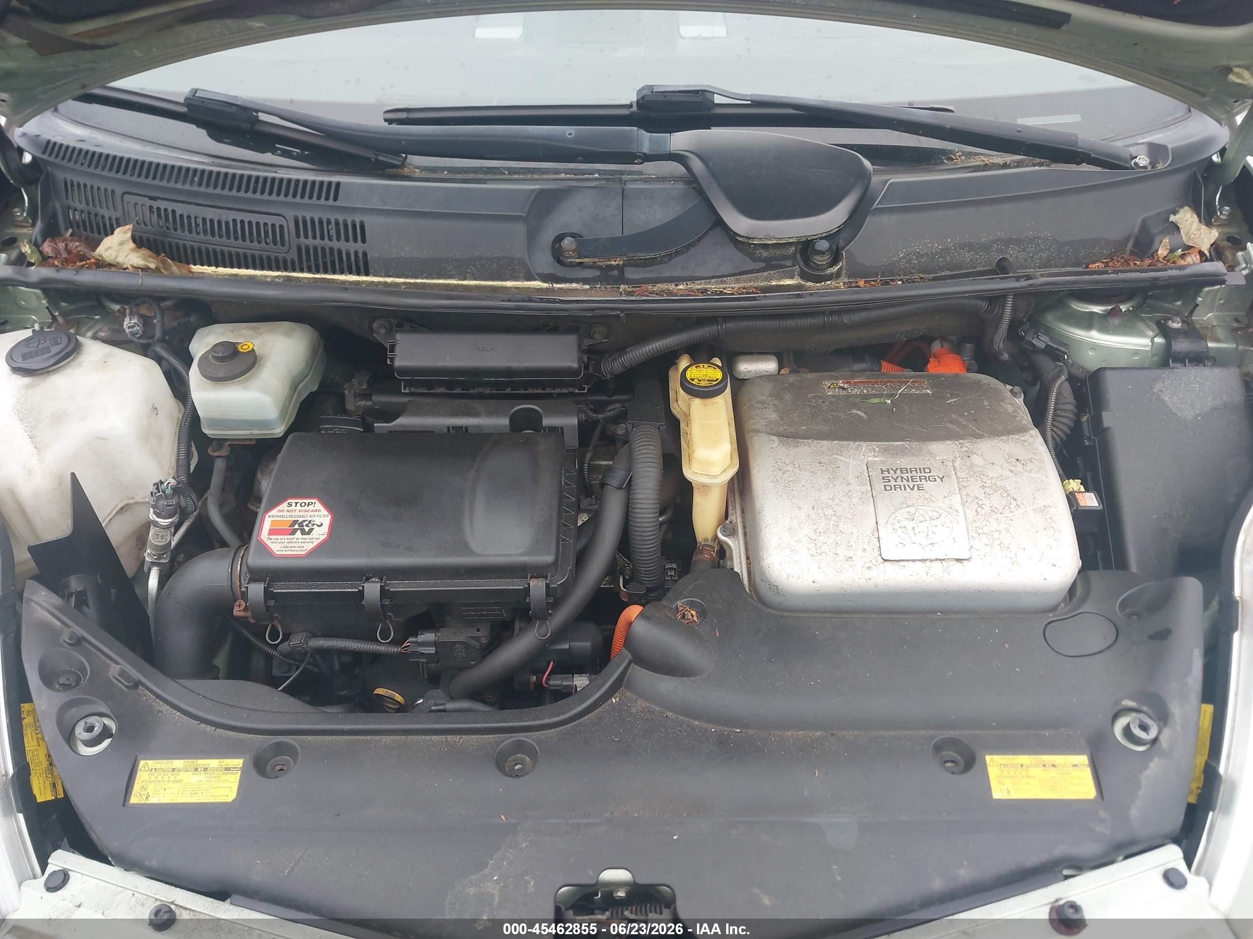 2009 Toyota Prius   Зеленый vin: JTDKB20U497827344