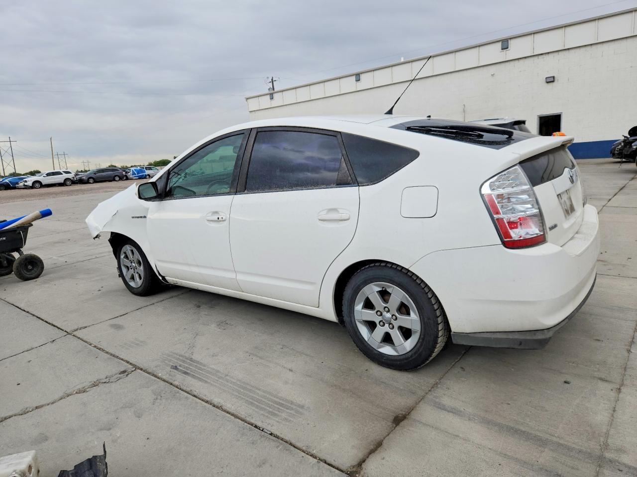 2009 Toyota Prius Base Белый vin: JTDKB20U497829191