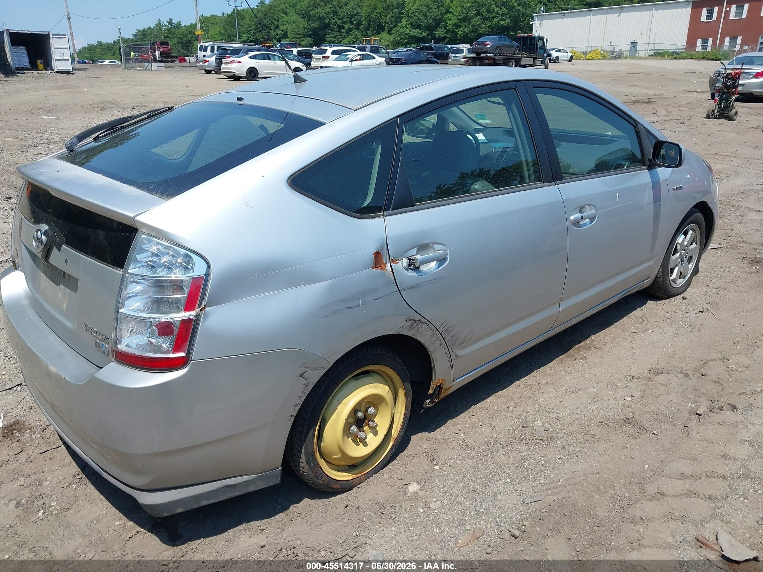 2009 Toyota Prius   Gray vin: JTDKB20U497836836