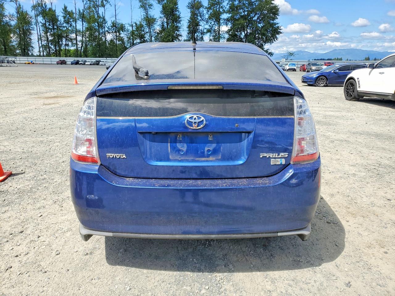 2009 Toyota Prius Base Blue vin: JTDKB20U497841003