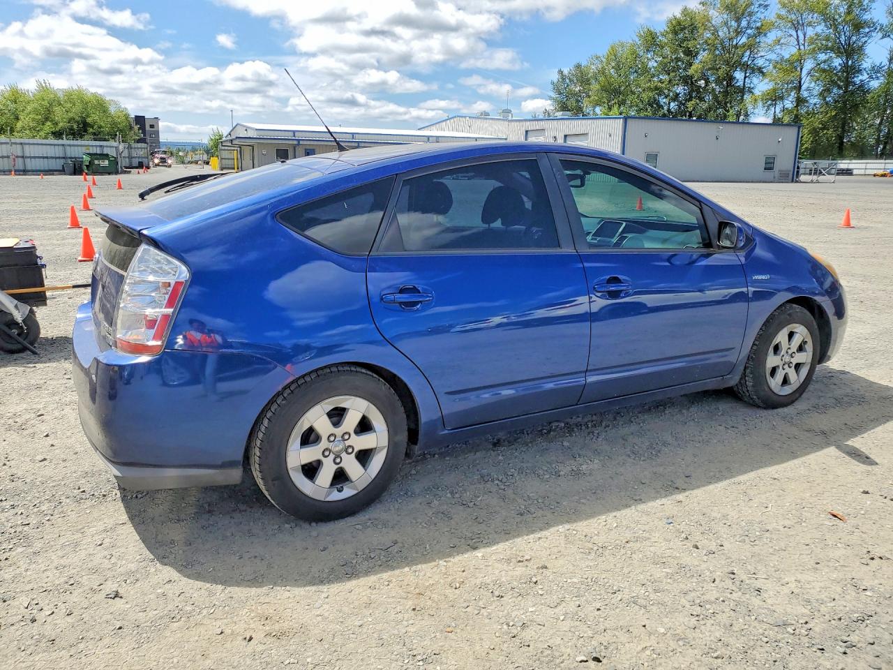2009 Toyota Prius Base Blue vin: JTDKB20U497841003