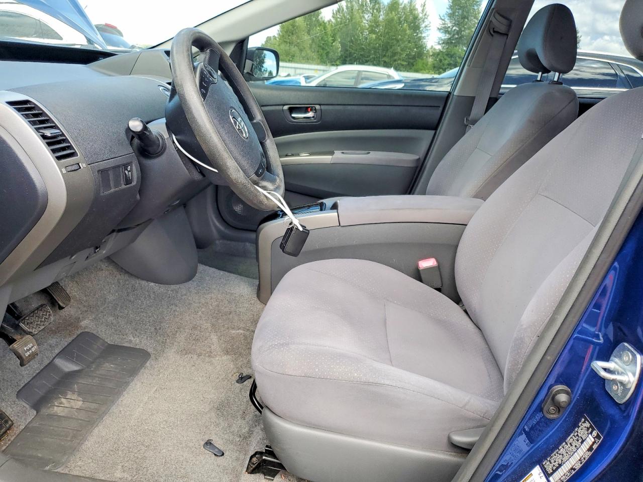 2009 Toyota Prius Base Blue vin: JTDKB20U497841003