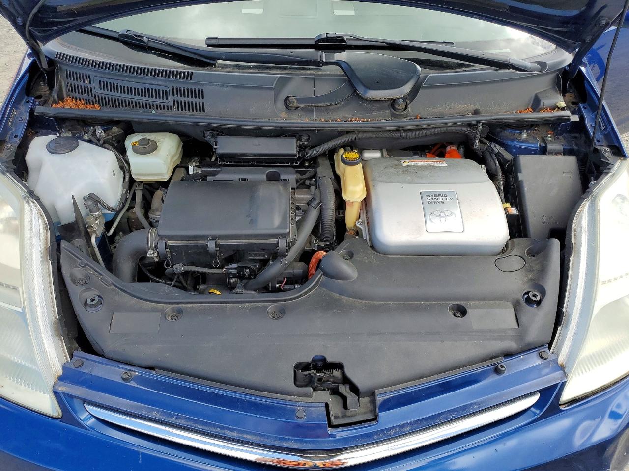 2009 Toyota Prius Base Blue vin: JTDKB20U497841003