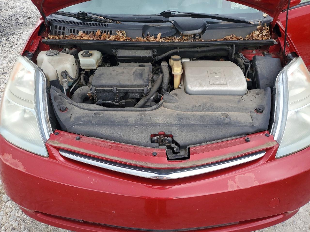 2009 Toyota Prius Base Red vin: JTDKB20U497854835
