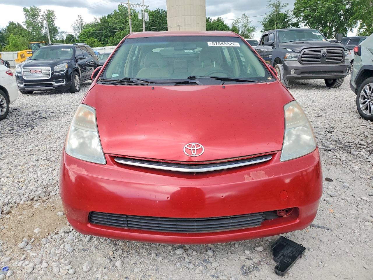 2009 Toyota Prius Base Red vin: JTDKB20U497854835