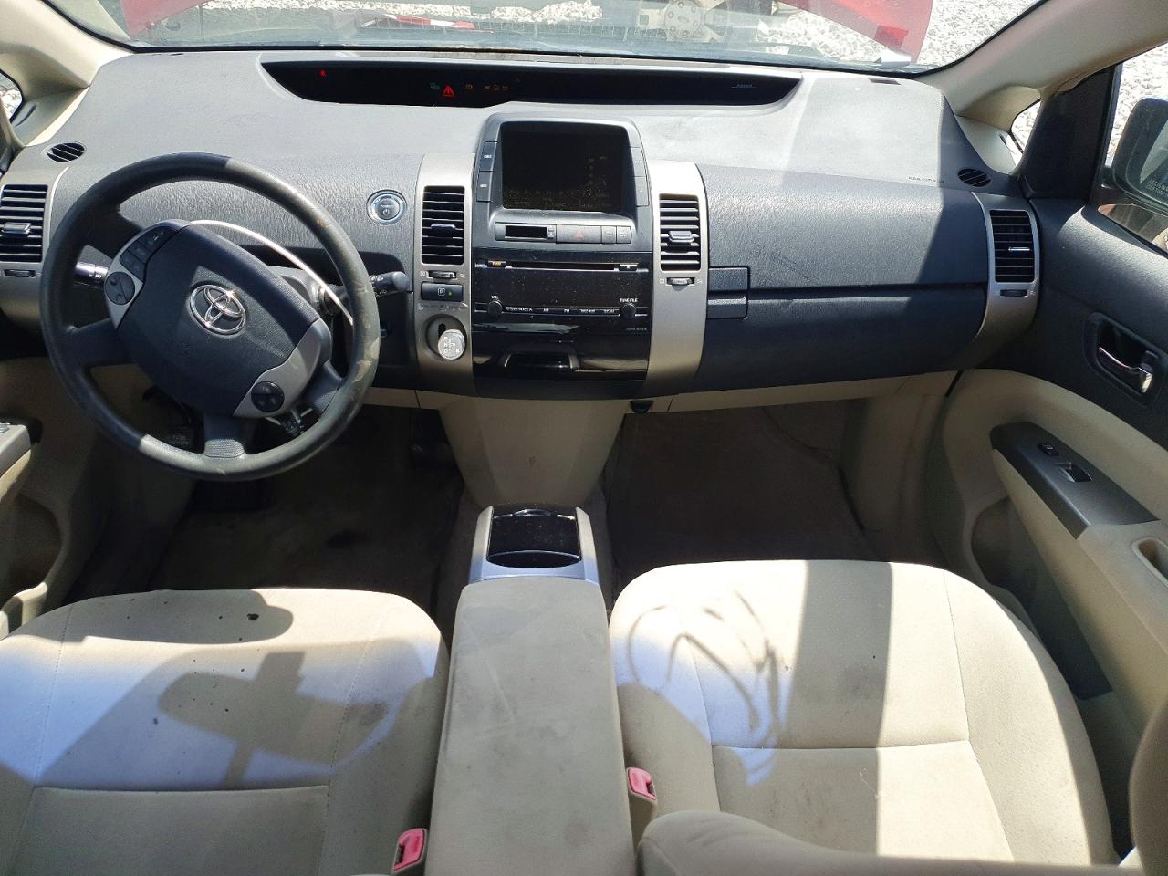 2009 Toyota Prius Base Red vin: JTDKB20U497854835