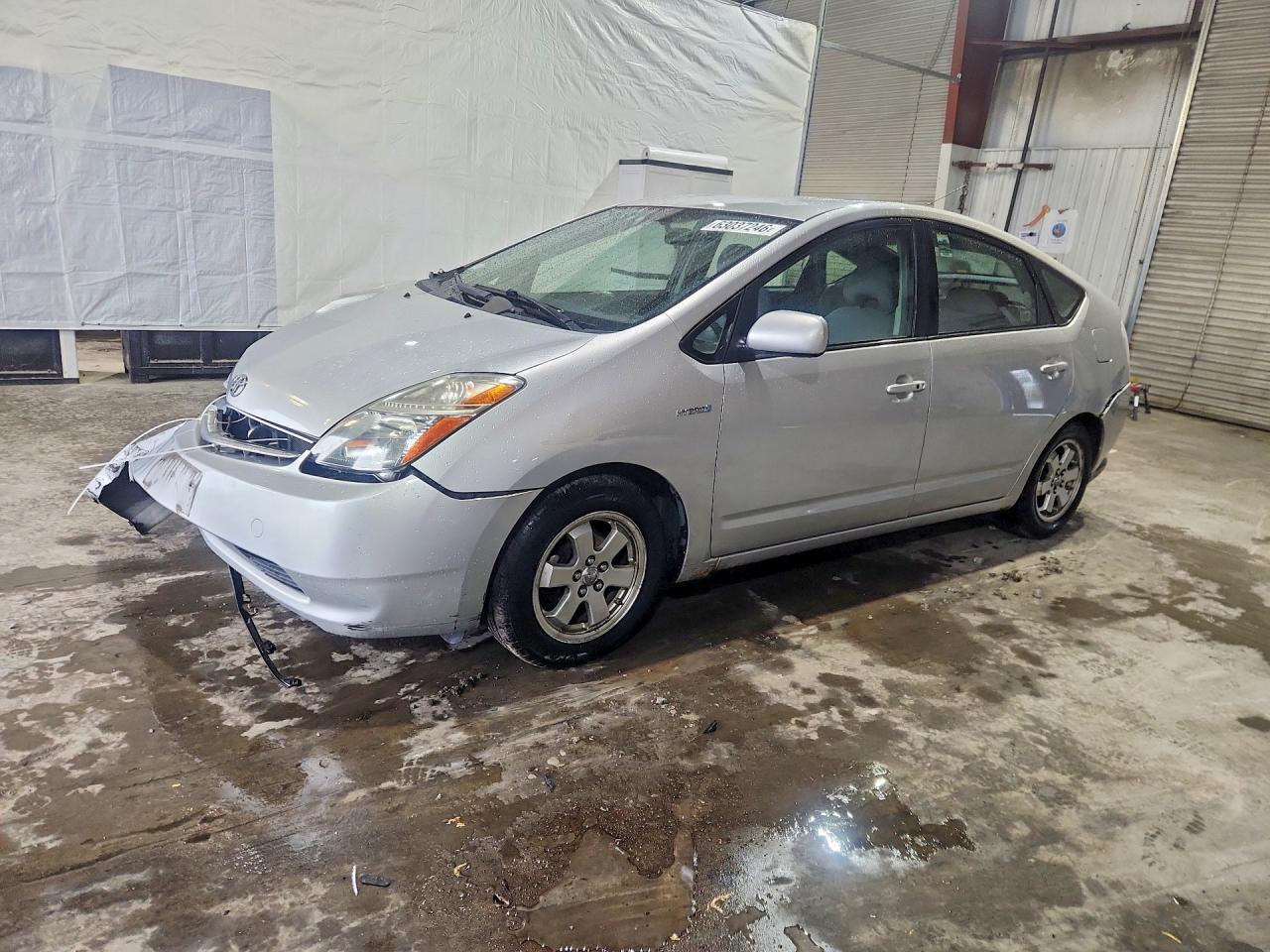 2009 Toyota Prius Base Silver vin: JTDKB20U497855631