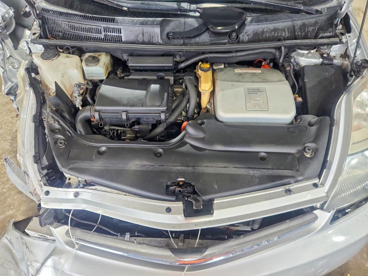 2009 Toyota Prius Base Silver vin: JTDKB20U497855631