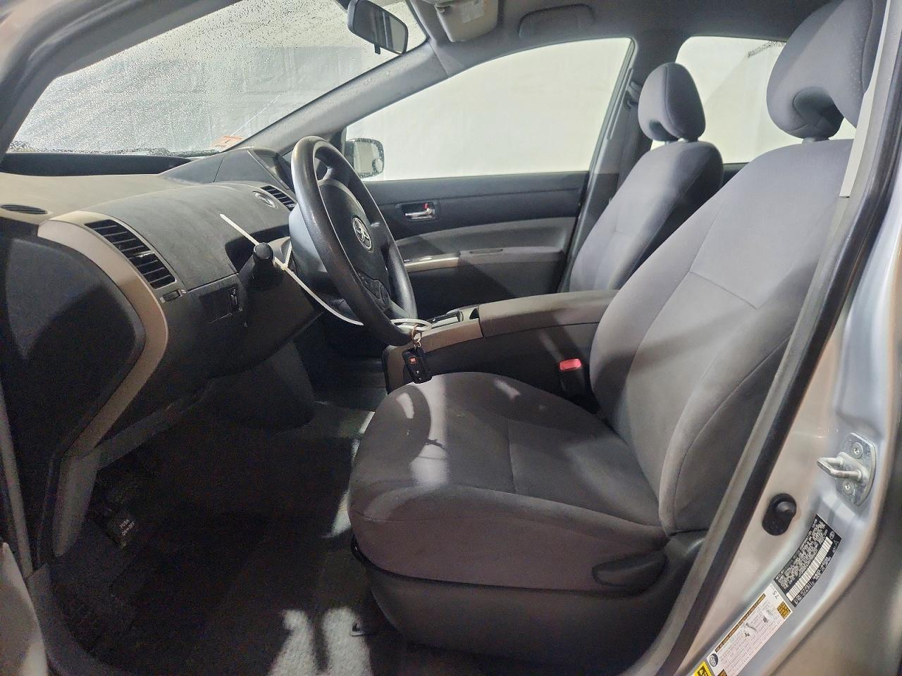 2009 Toyota Prius Base Silver vin: JTDKB20U497855631