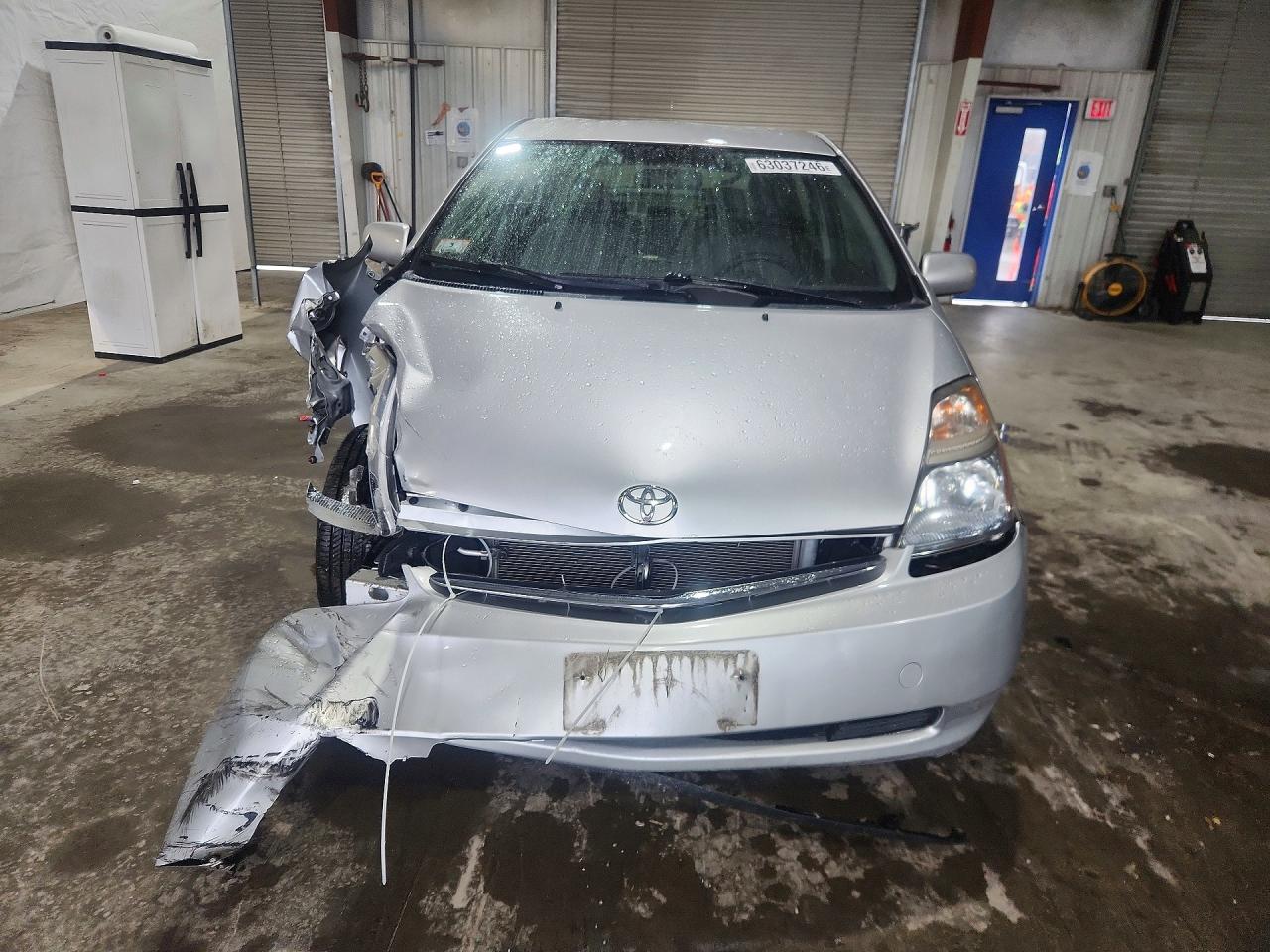 2009 Toyota Prius Base Silver vin: JTDKB20U497855631