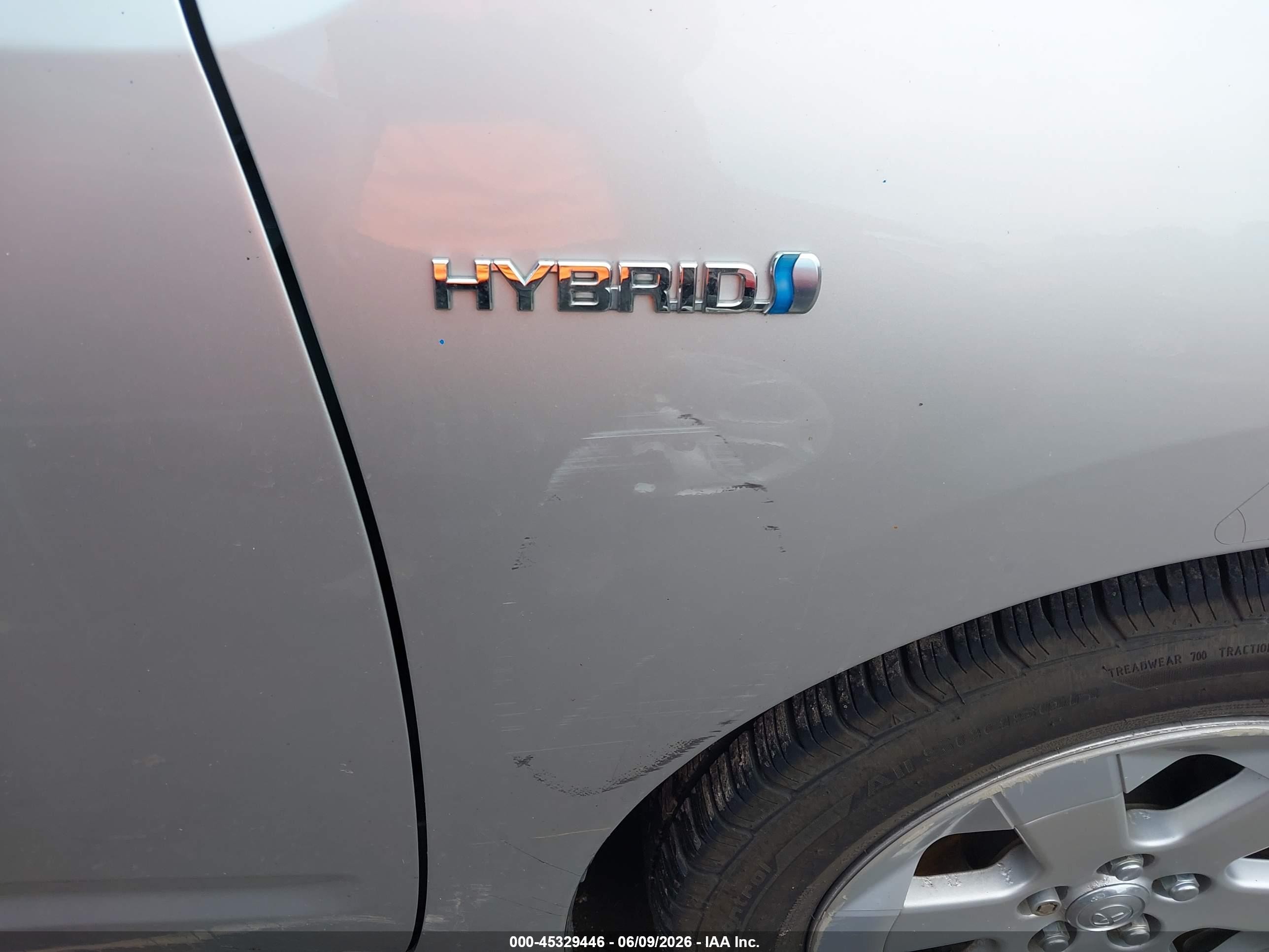 2009 Toyota Prius Silver vin: JTDKB20U497857847