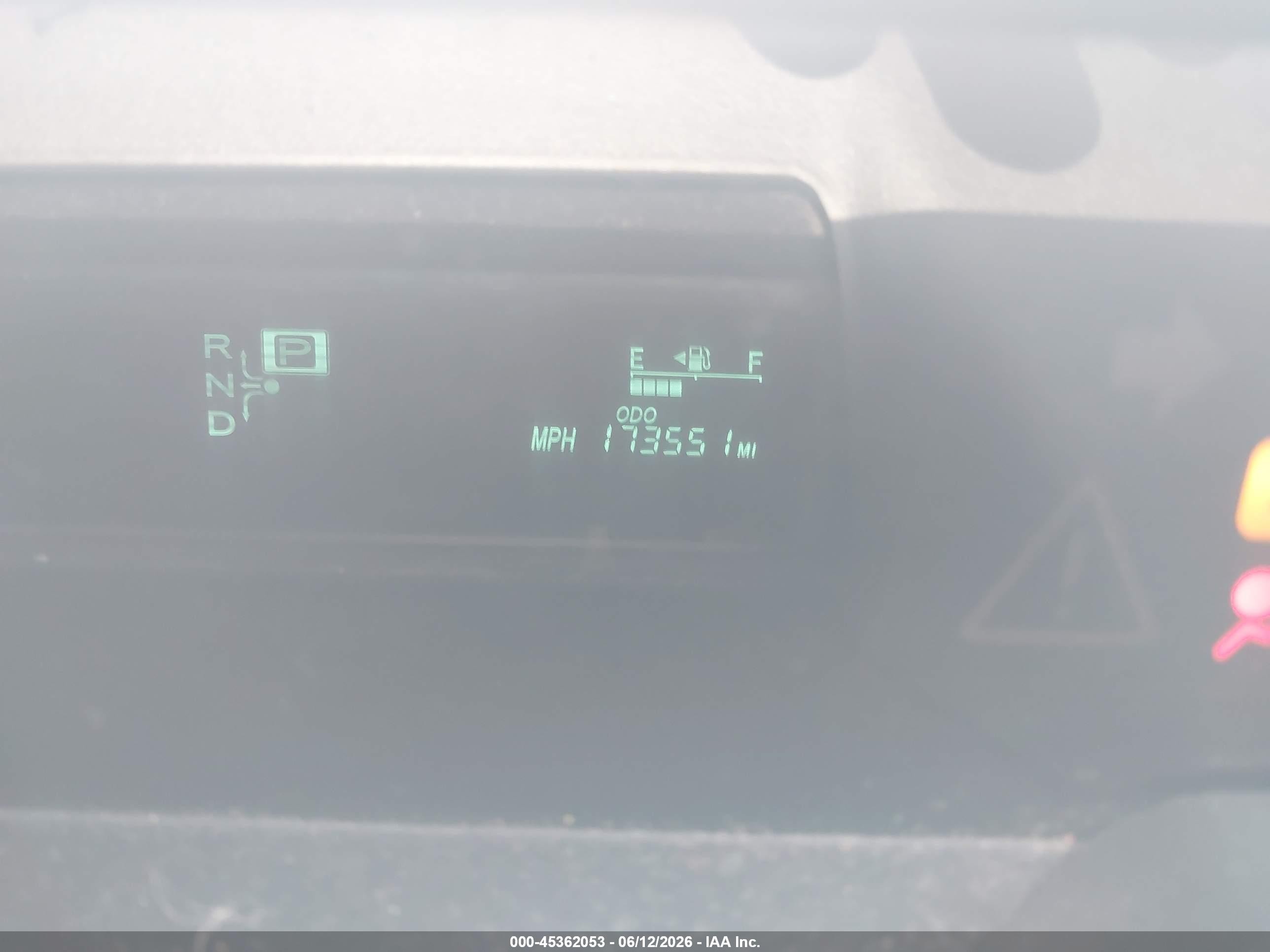 2009 Toyota Prius   White vin: JTDKB20U497865687